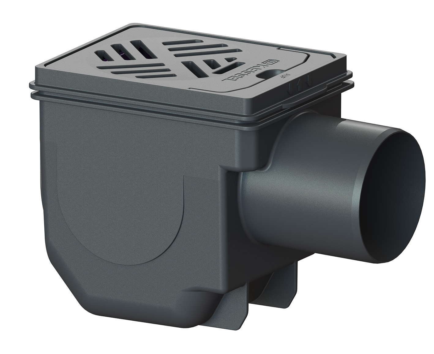Kessel Kellerablauf Drehfix DN 100 mm Art-Nr.: 27301 mit 2-fach Rückstauverschluß