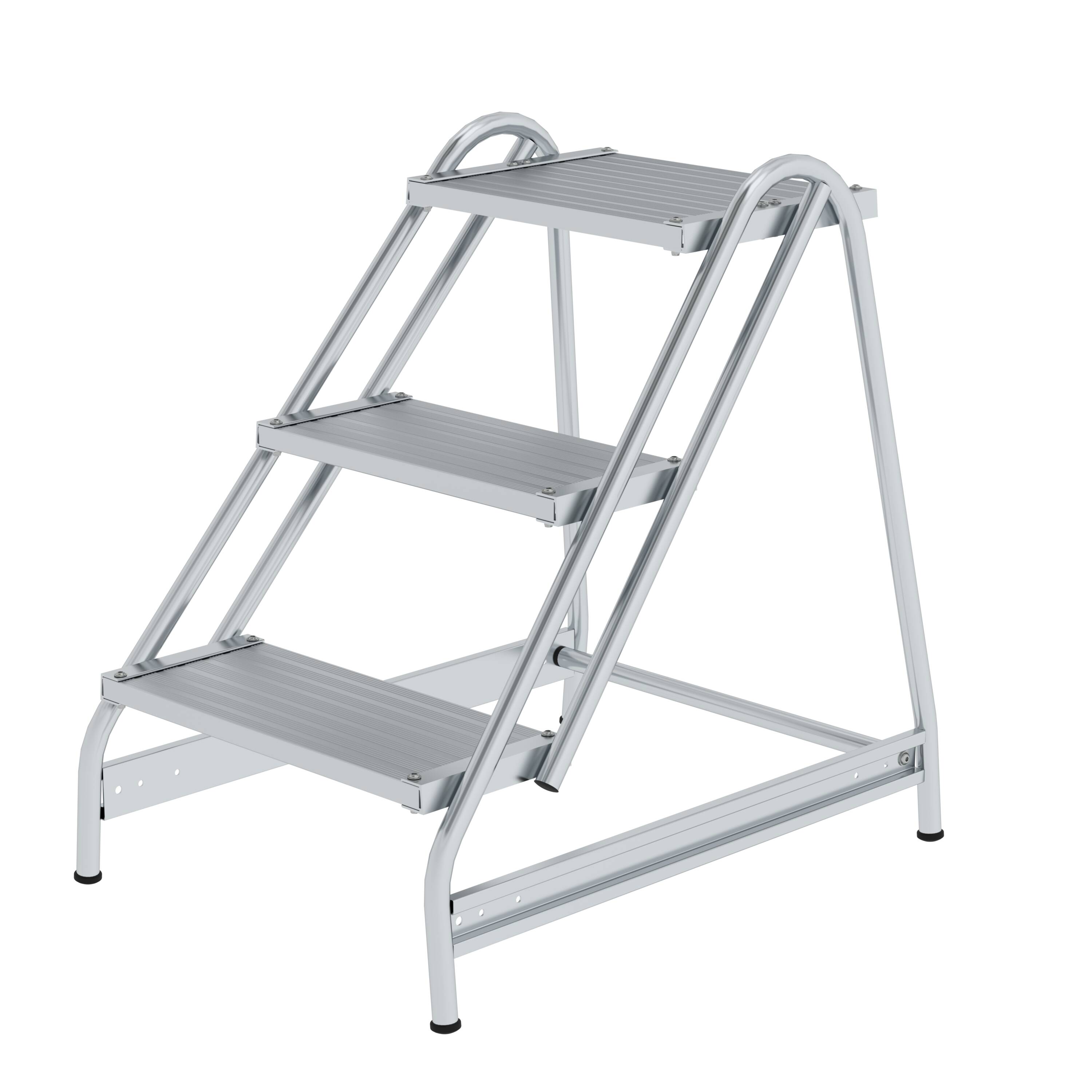 MUNK Arbeitspodest einseitig begehbar Aluminium geriffelt
