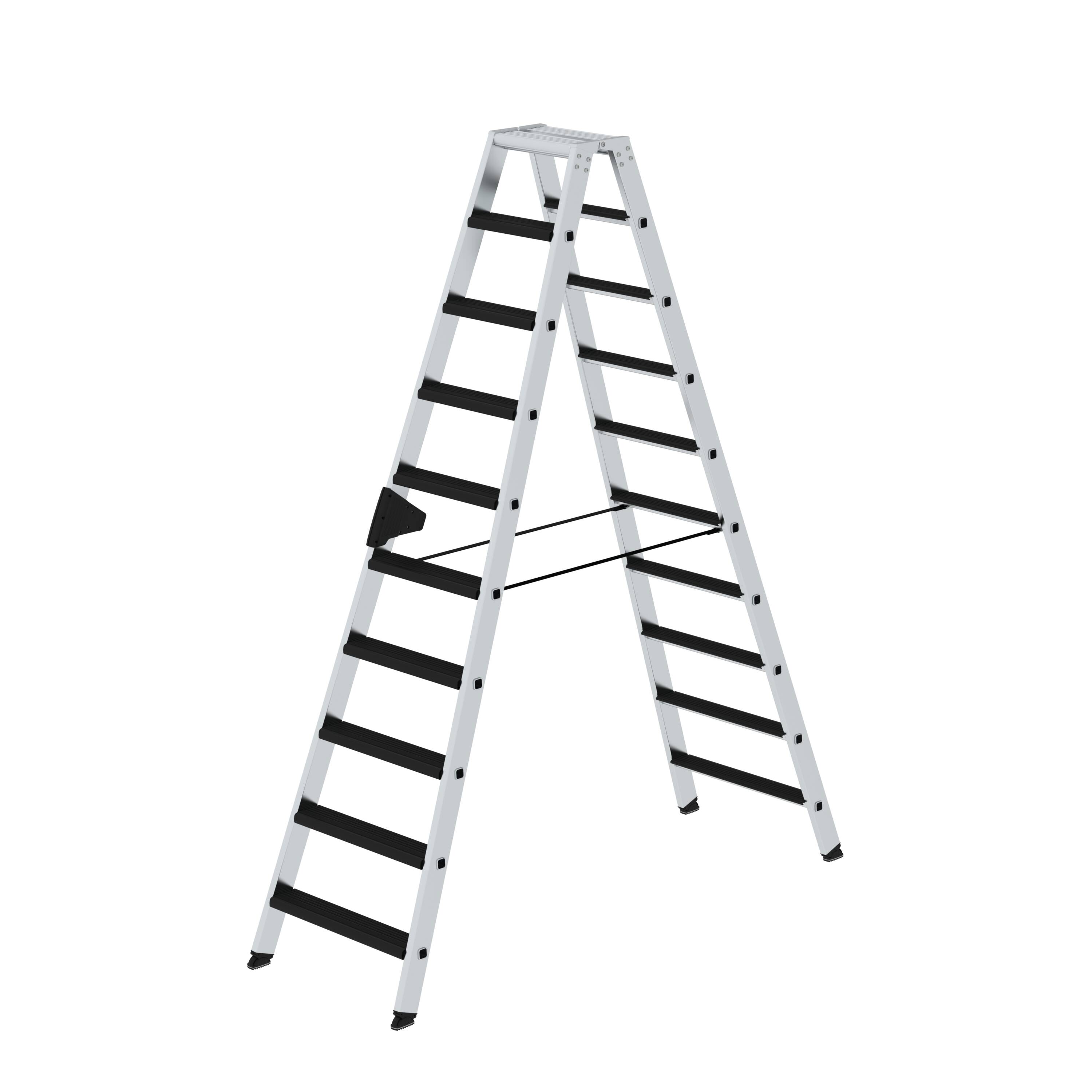 MUNK Stufen-Stehleiter beidseitig begehbar mit clip-step relax