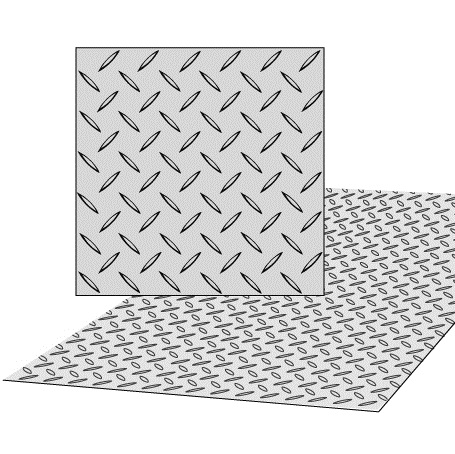 Edelstahl 1.4301 Tränenblech "Mandorla" 3.0 mm R11/12