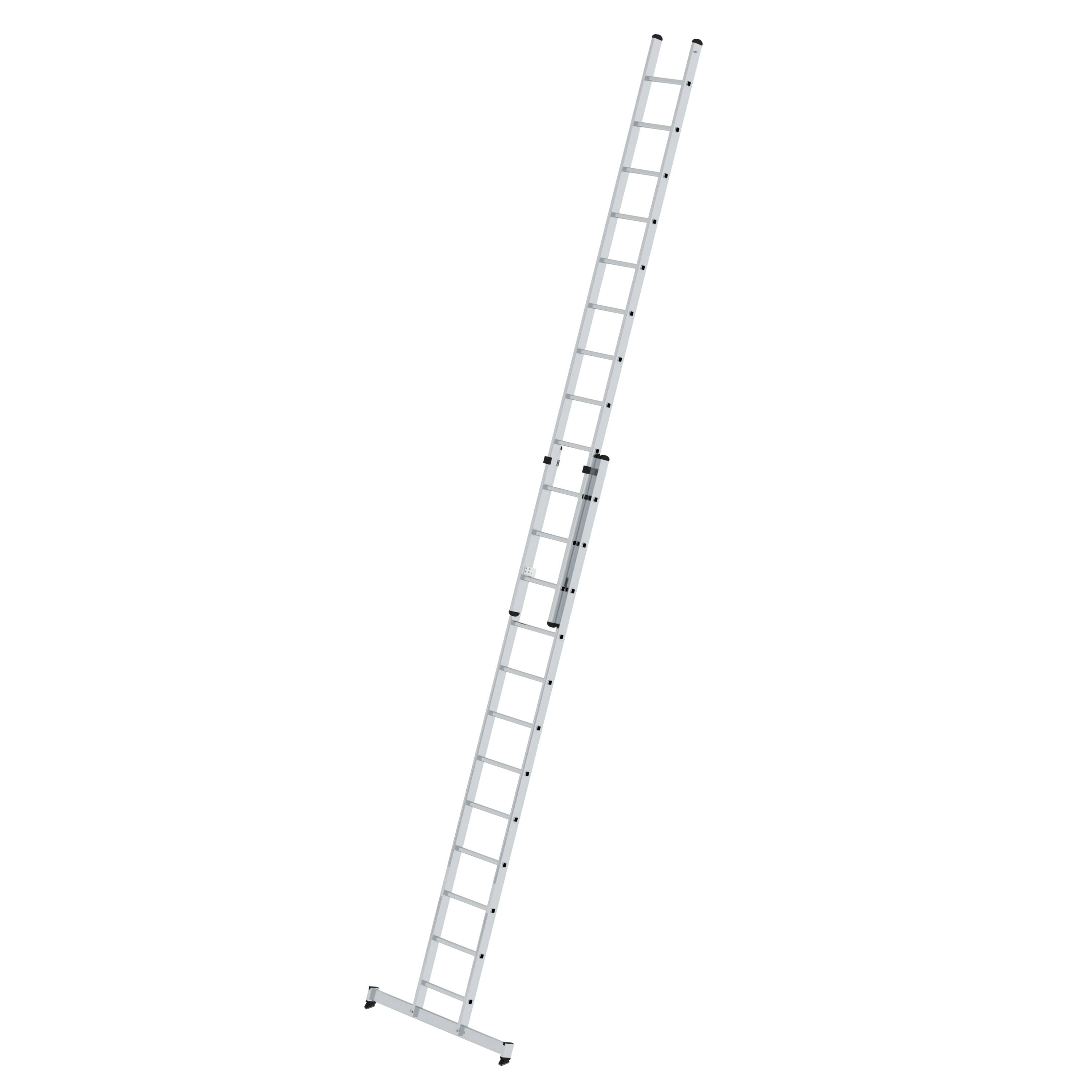 MUNK Sprossen-Schiebeleiter 2-teilig mit nivello®-Traverse