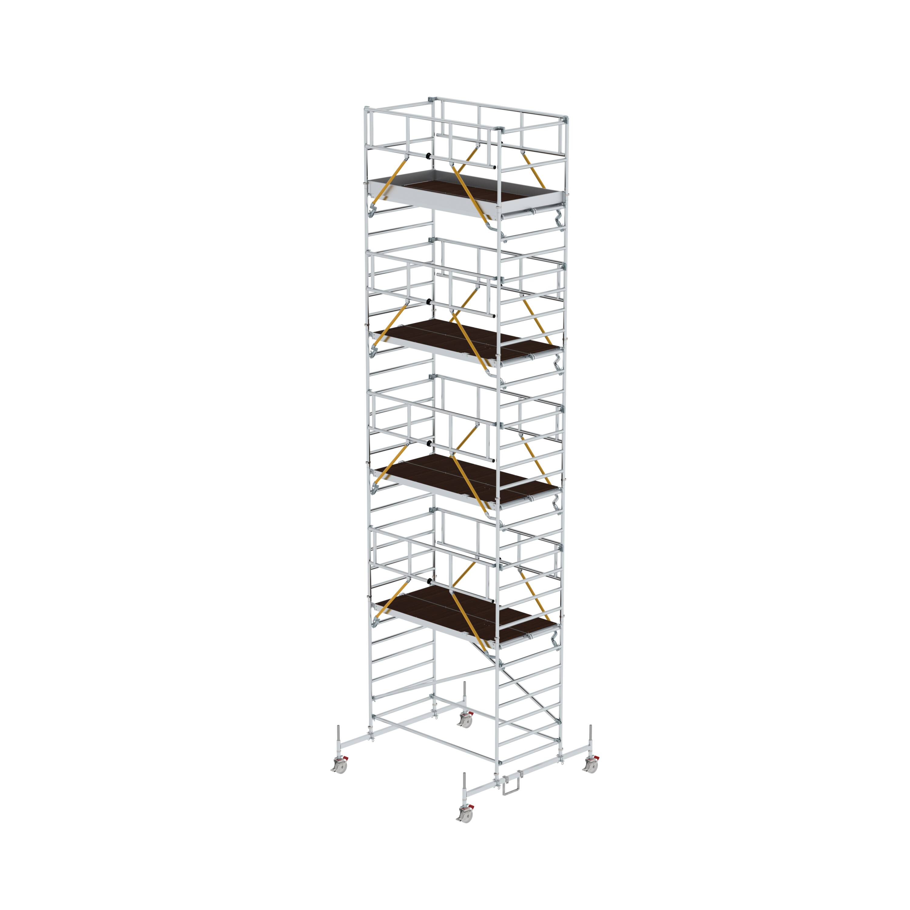 MUNK Rollgerüst SG 1,35 x 2,45 m mit Fahrbalken & Doppel-Plattform