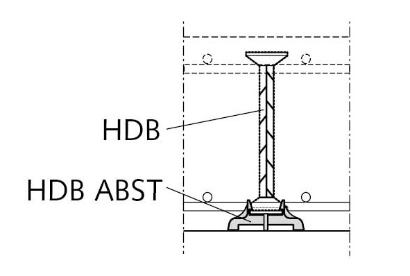 Halfen Abstandhalter HDB ABST 25 Höhe 25 mm