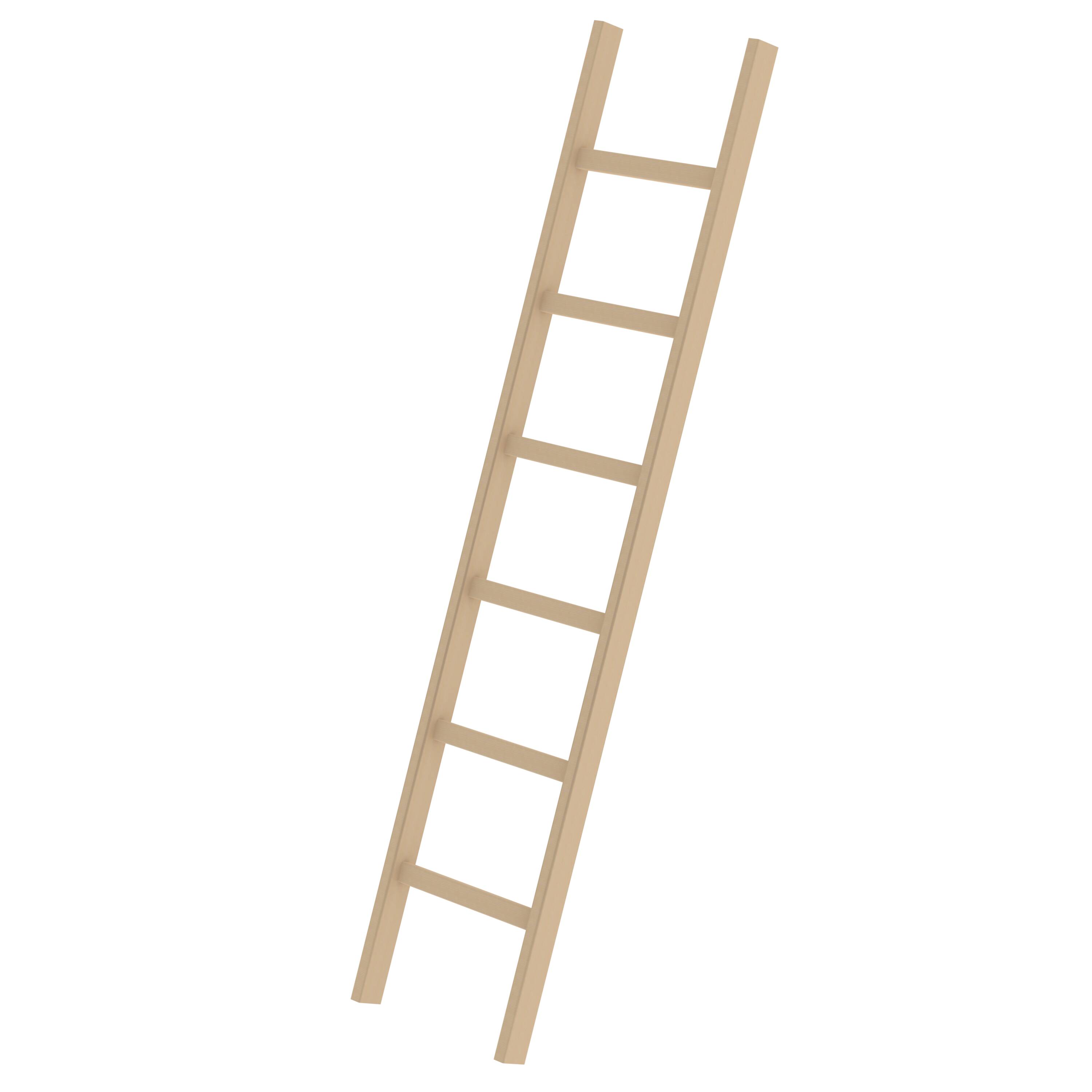 MUNK Sprossen-Anlegeleiter Holz ohne Traverse