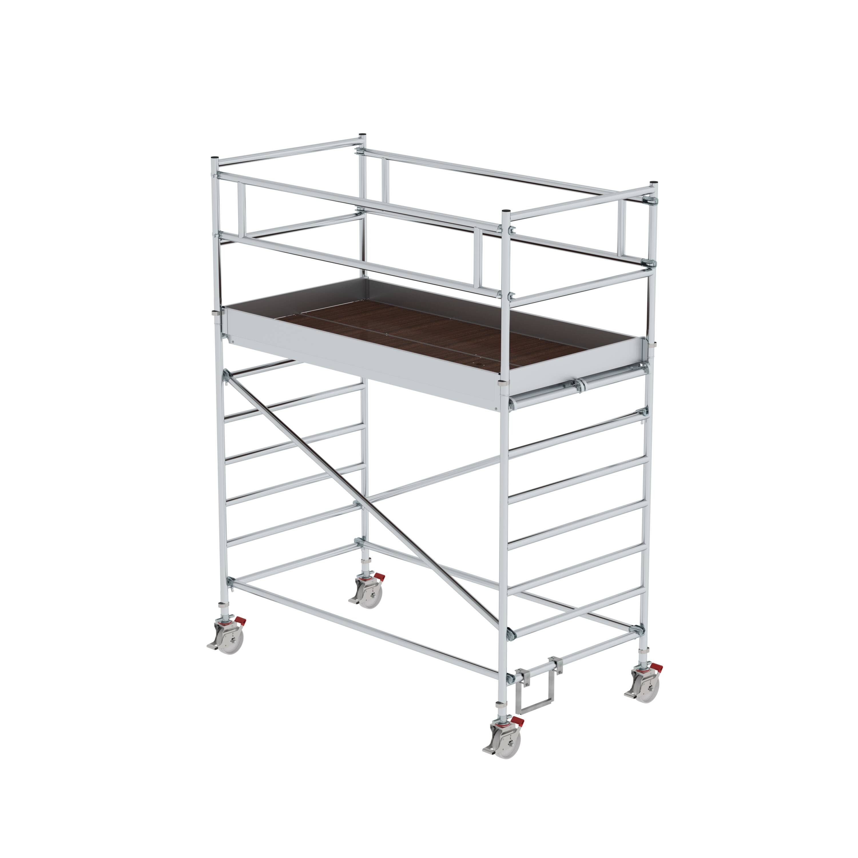 MUNK Rollgerüst 1,35 x 2,45 m mit Doppel-Plattform