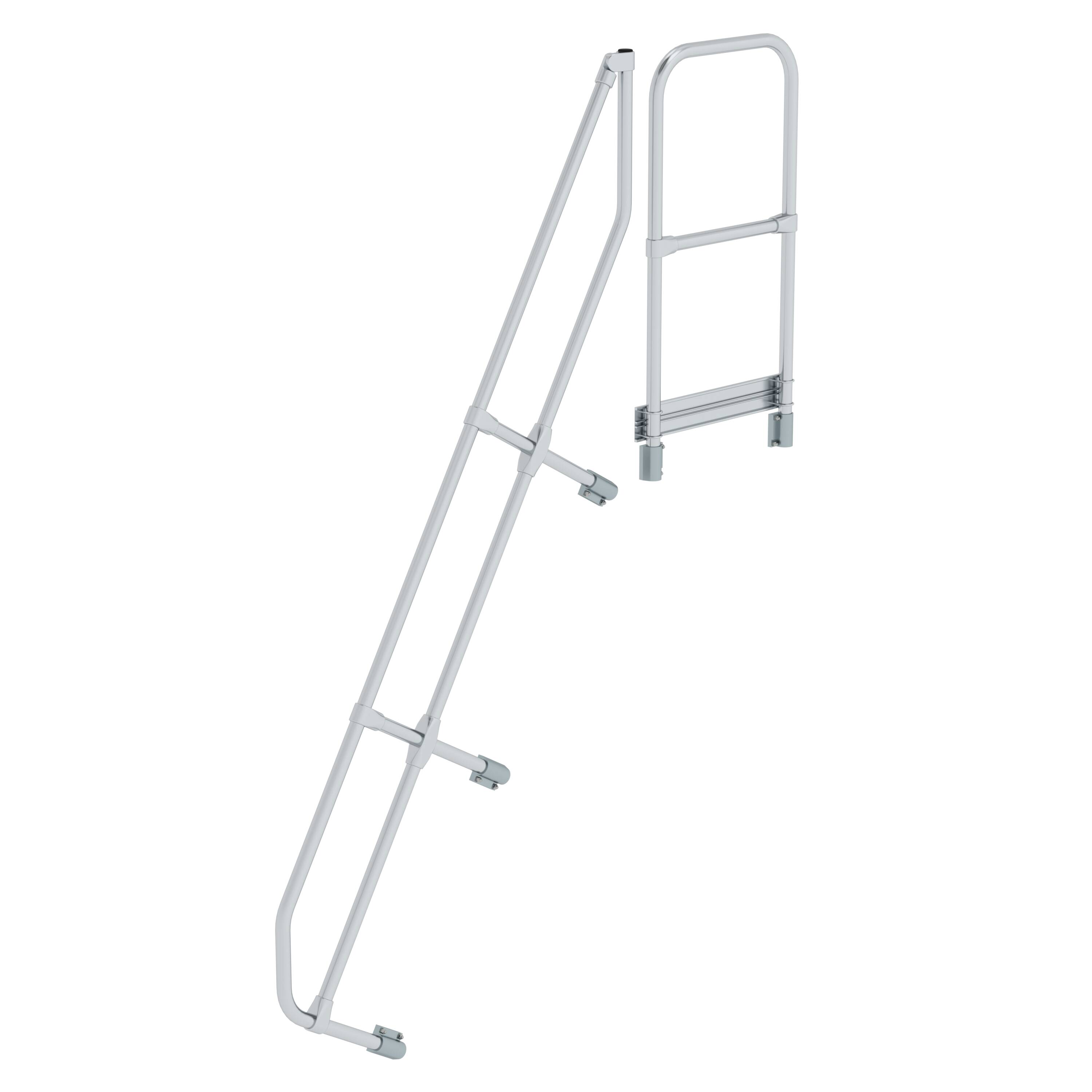 MUNK Zweiter Handlauf für Treppe mit Plattform 60°