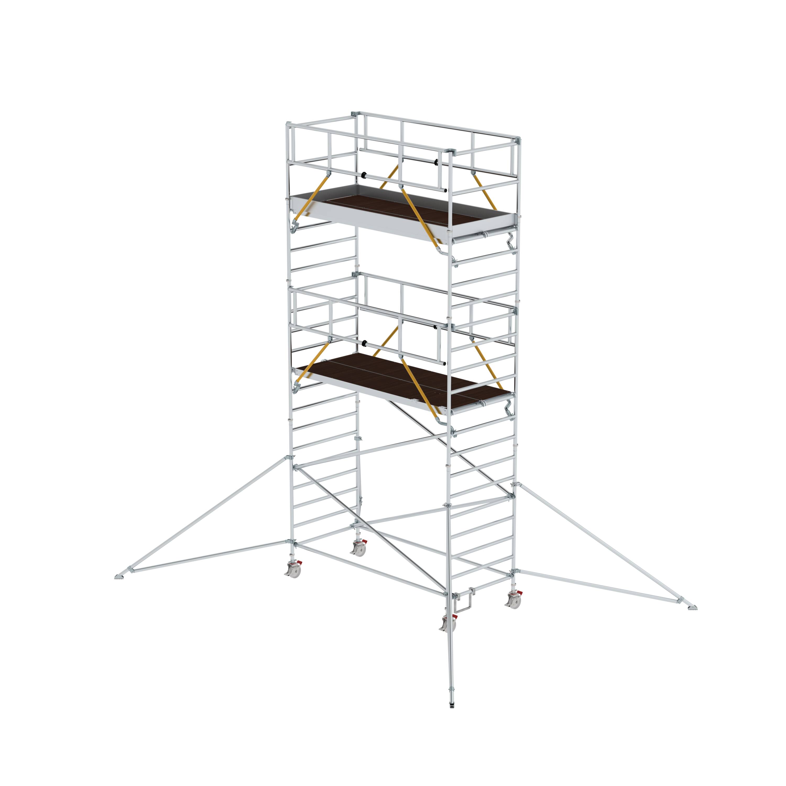 MUNK Rollgerüst SG 1,35 x 3,0 m mit Ausleger & Doppel-Plattform