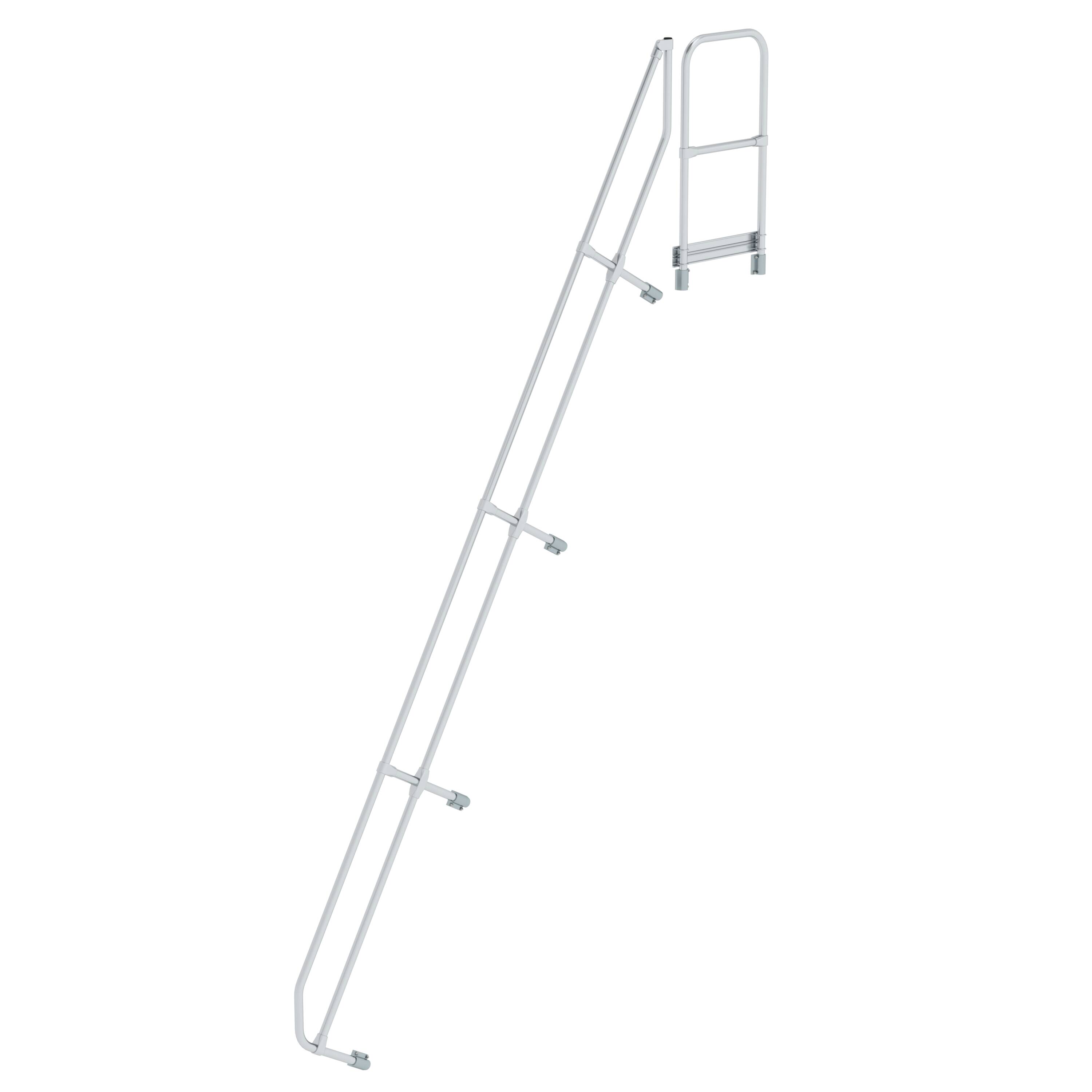 MUNK Zweiter Handlauf für Treppe mit Plattform 60°