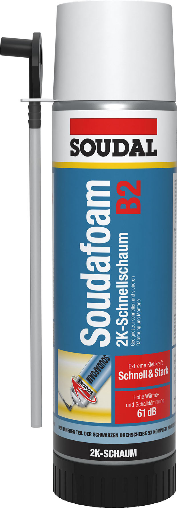 Soudafoam 2K - Adapterschaum 400 ml Farbe: grün - Art. Nr. 105605