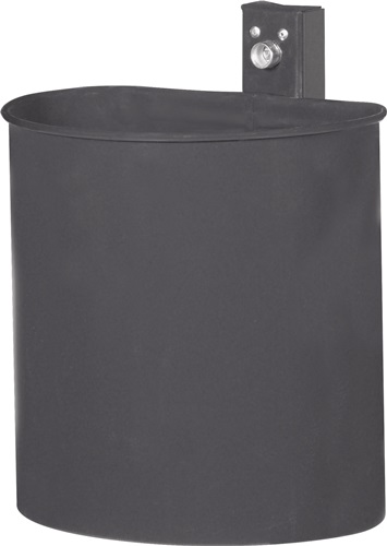Abfallbehälter H340 x Ø325/230 mm 20l anthrazit-eisengli., DB 703 geschliffen