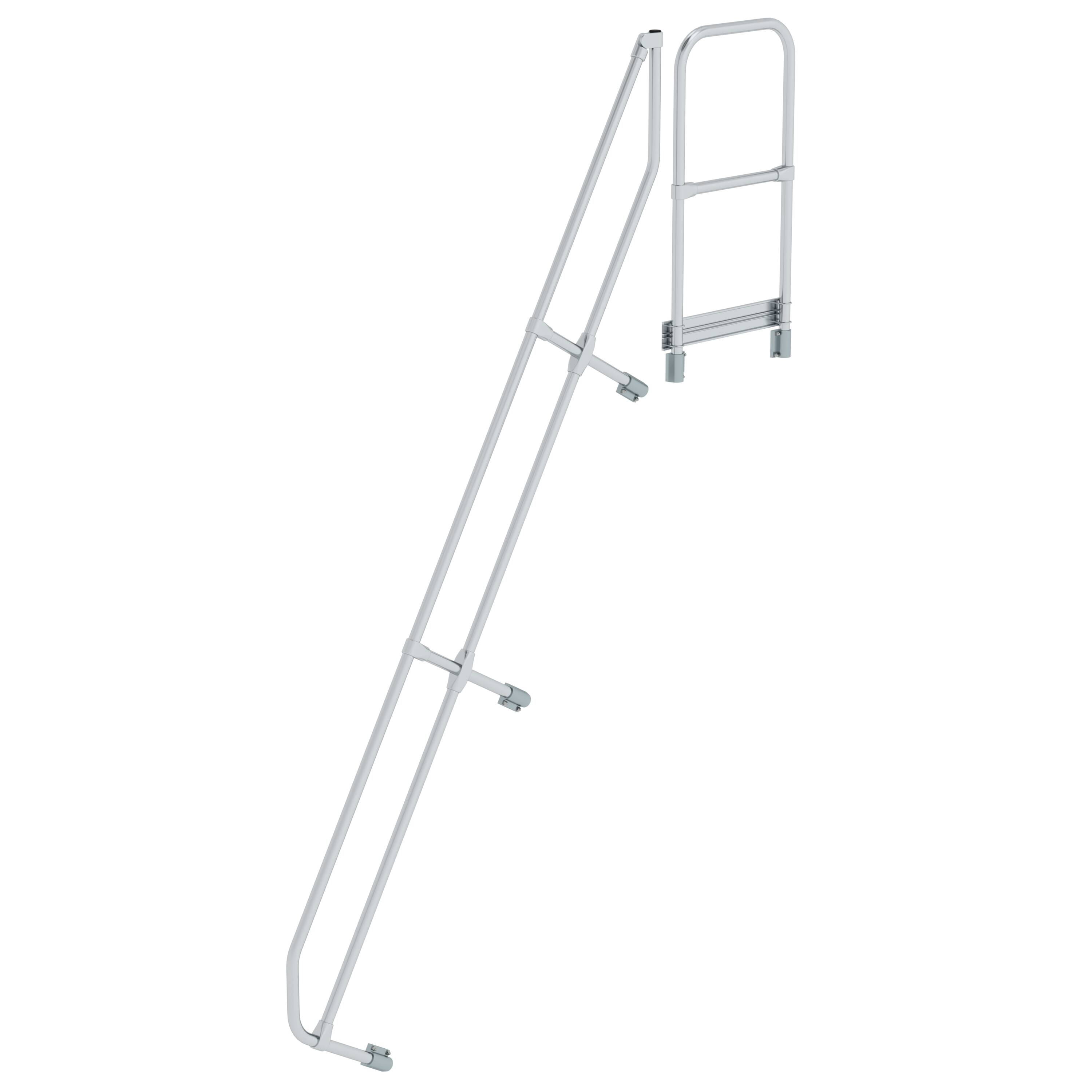 MUNK Zweiter Handlauf für Treppe mit Plattform 60°