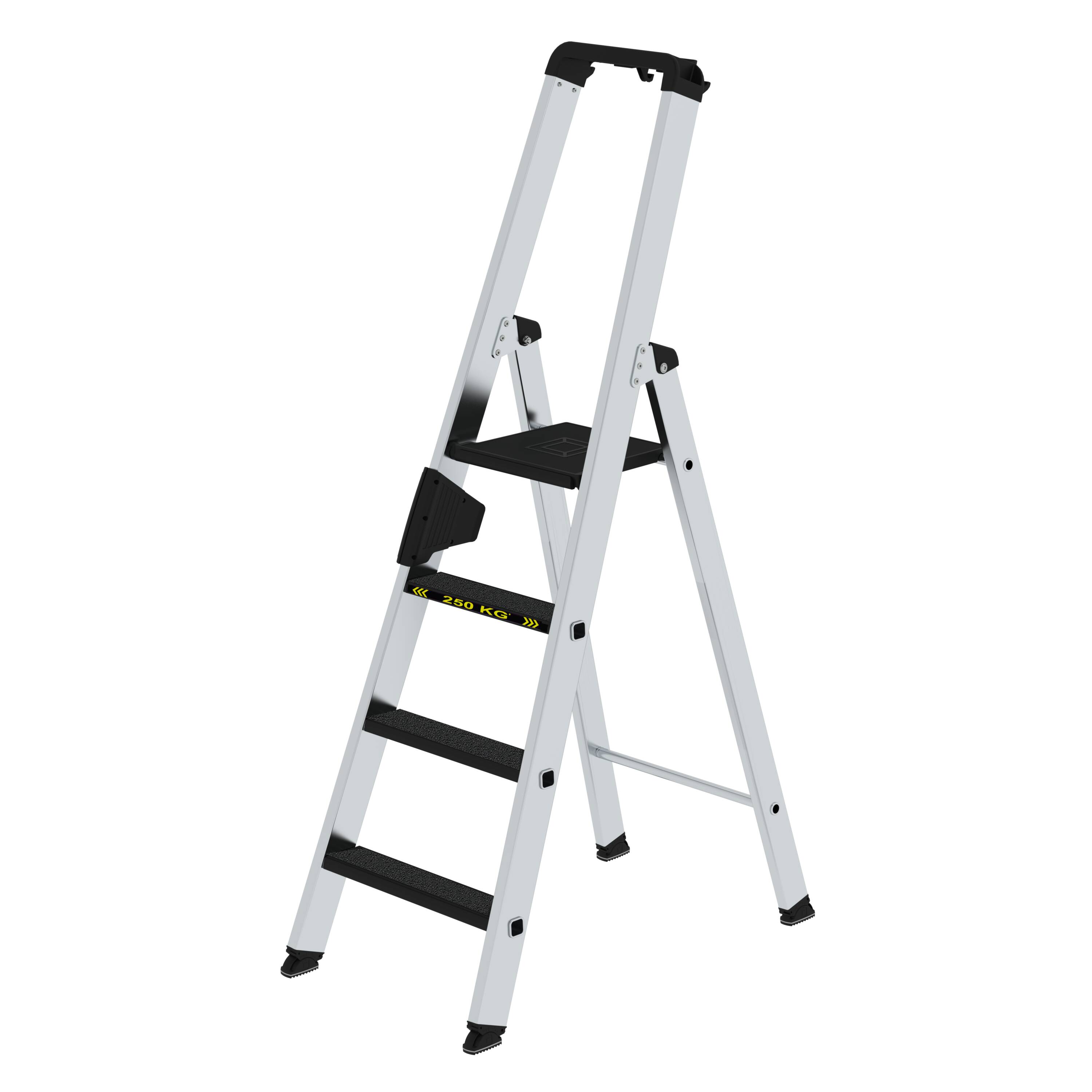 MUNK Stufen-Stehleiter 250 kg einseitig begehbar mit clip-step R13