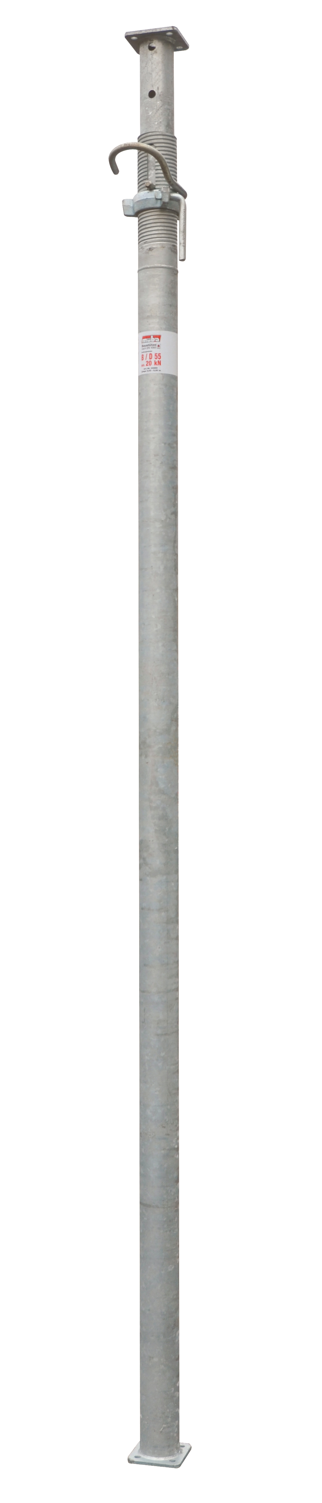 Baustütze nach EN 1065 B/D 55, verzinkt
