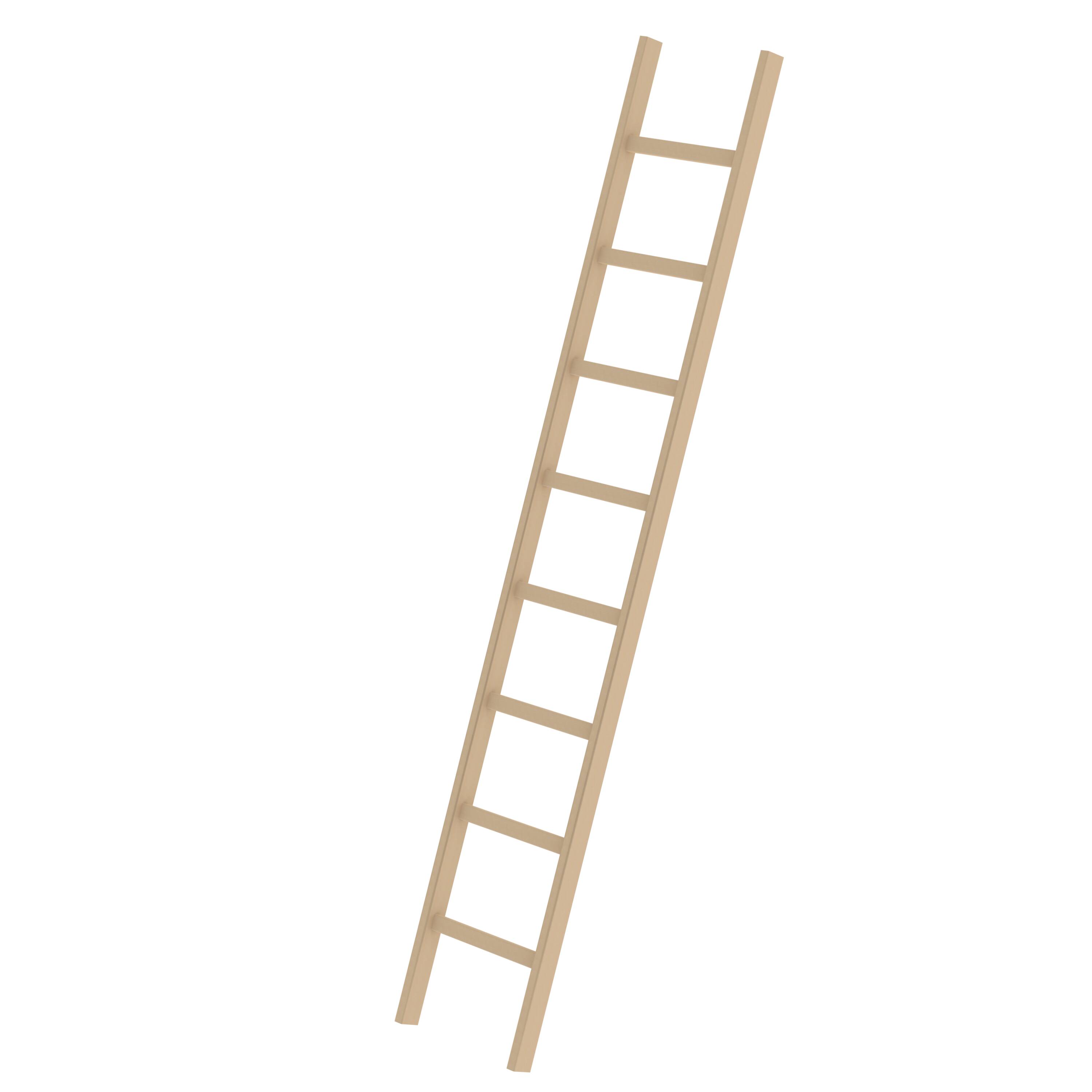 MUNK Sprossen-Anlegeleiter Holz ohne Traverse