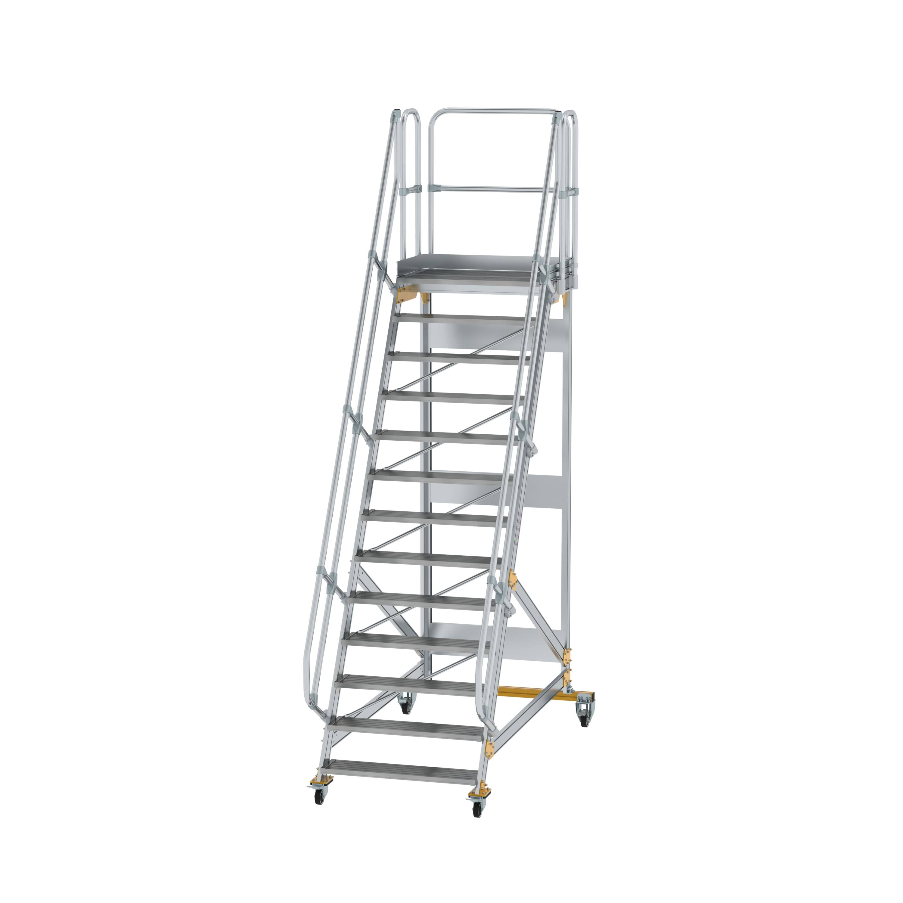 MUNK Plattformtreppe fahrbar 60° Stufenbreite 1000 mm