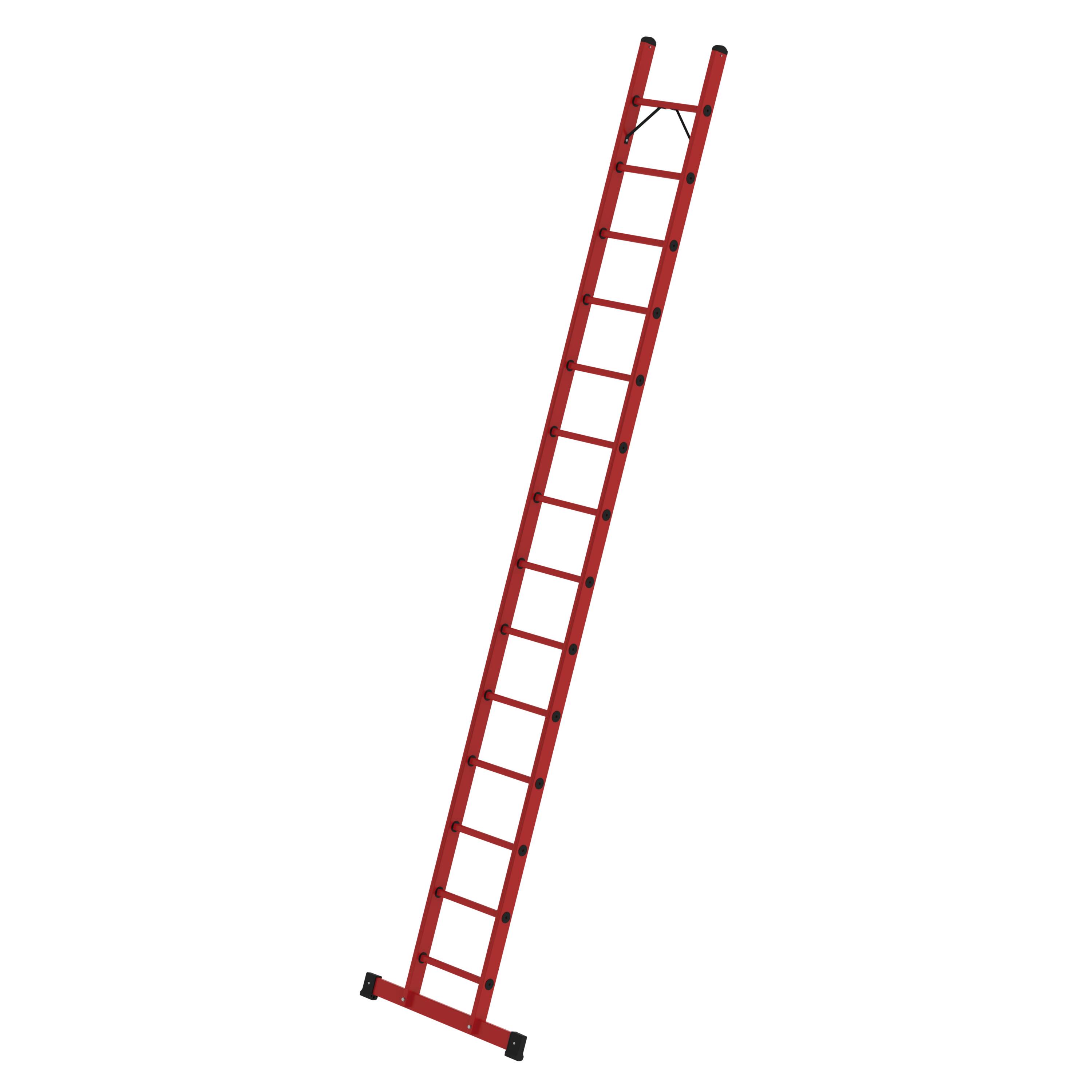 MUNK Sprossen-Anlegeleiter GFK mit Traverse