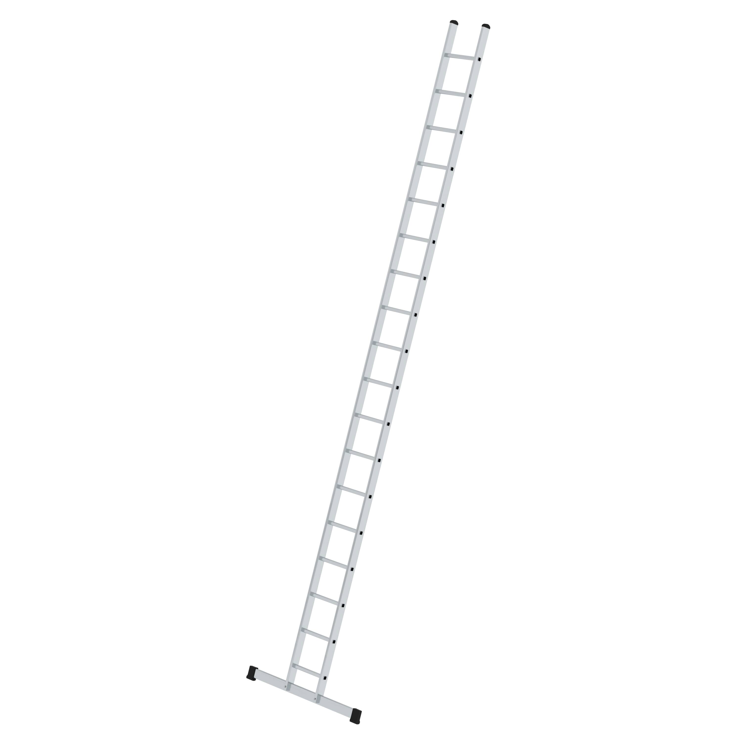 MUNK Sprossen-Anlegeleiter 350 mm breit mit Standard-Traverse