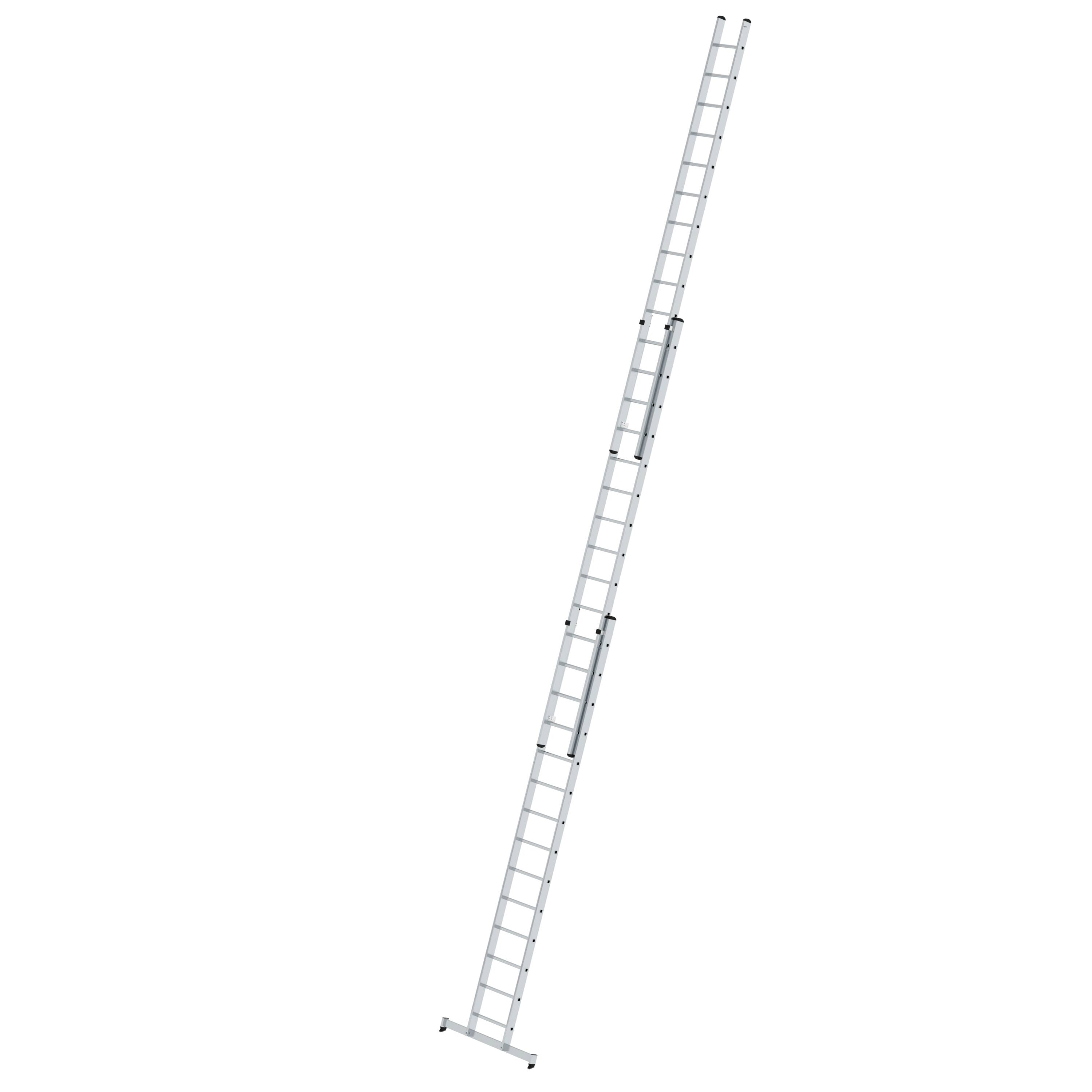 MUNK Sprossen-Schiebeleiter 3-teilig mit nivello®-Traverse
