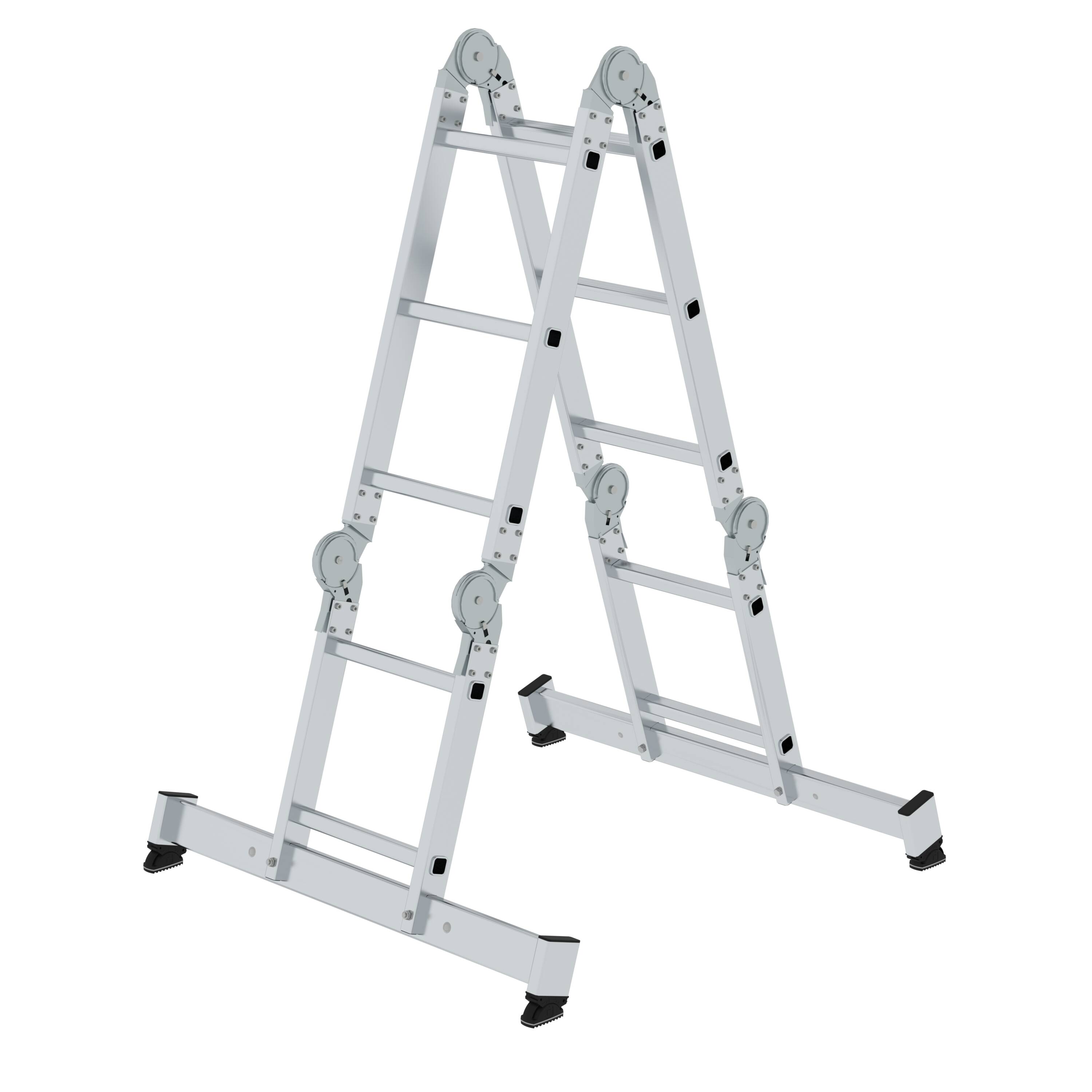 MUNK Vielzweckleiter 4-teilig mit nivello®-Traverse
