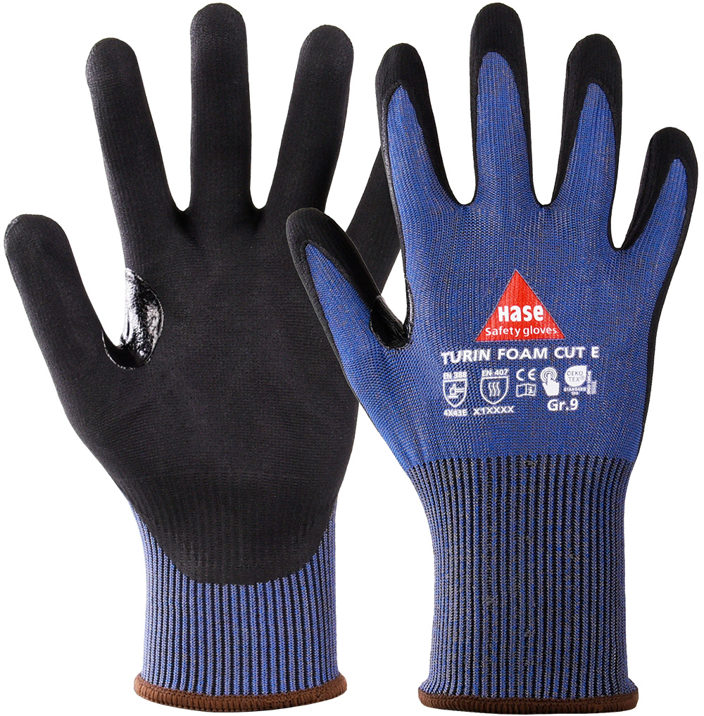 HASE Schnittschutzhandschuh "Turin Foam Cut E" Nr. 508570, VPE: 10 PA