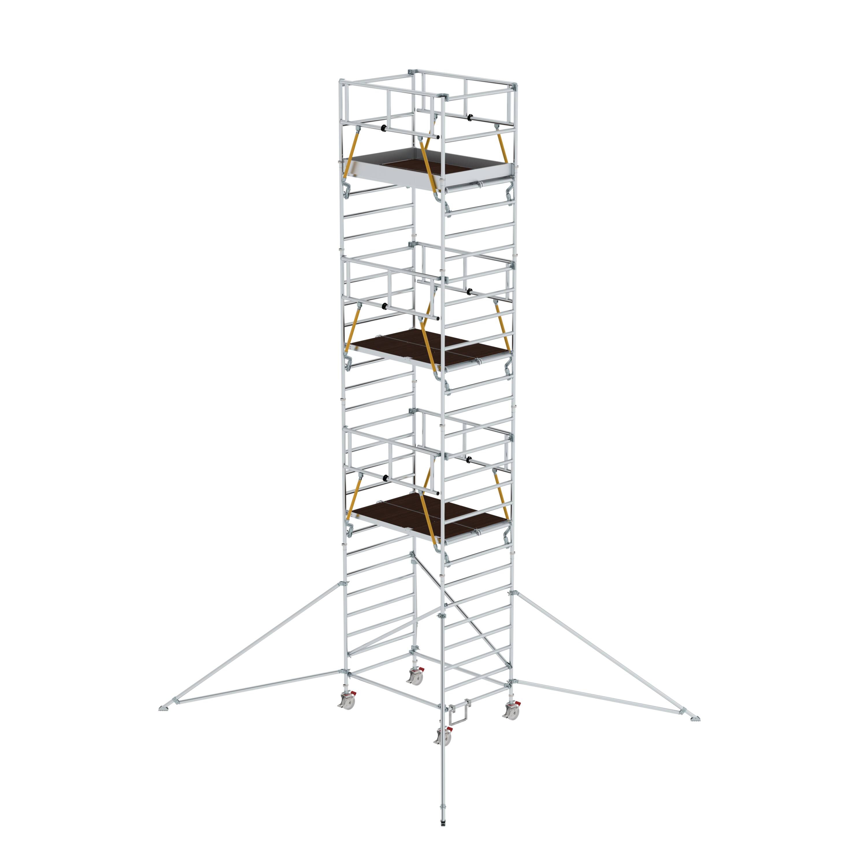 MUNK Rollgerüst SG 1,35 x 1,80 m mit Ausleger & Doppel-Plattform