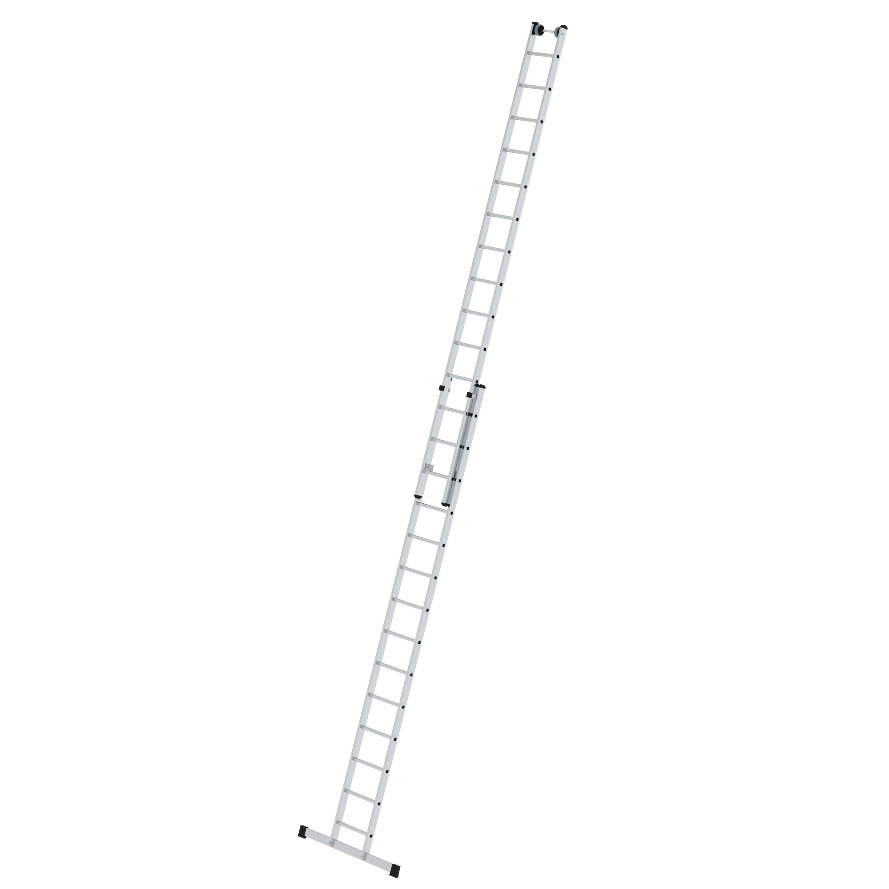 MUNK Sprossen-Schiebeleiter 2-teilig mit Standard-Traverse