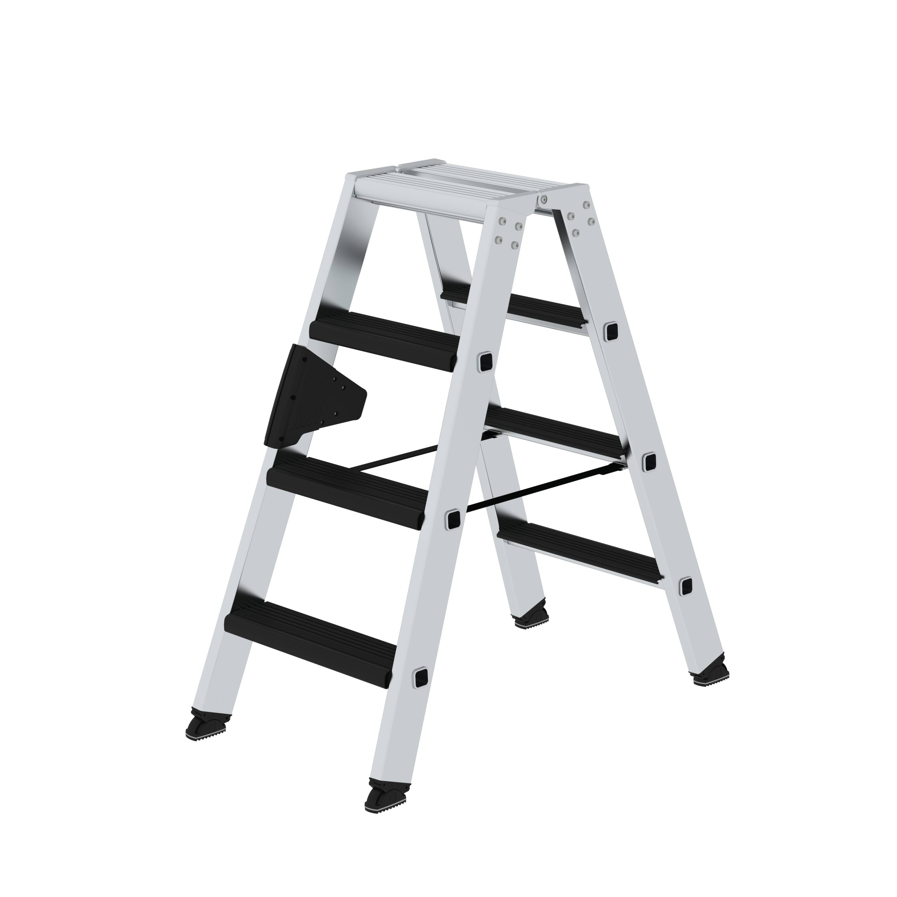 MUNK Stufen-Stehleiter beidseitig begehbar mit clip-step relax