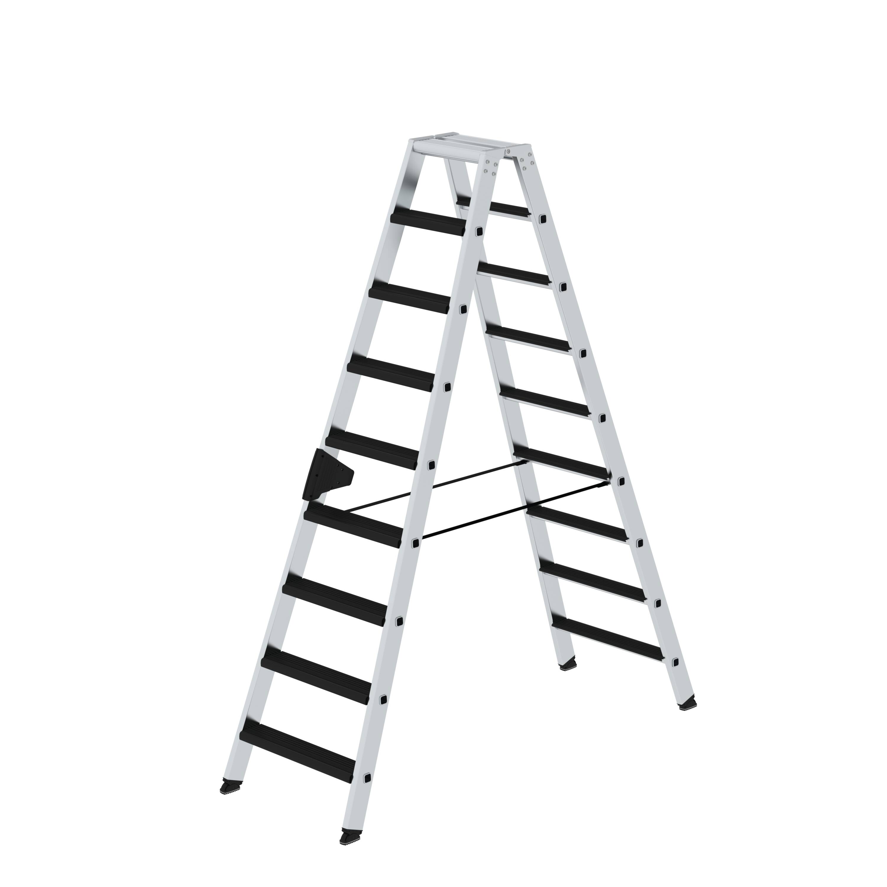 MUNK Stufen-Stehleiter beidseitig begehbar mit clip-step relax