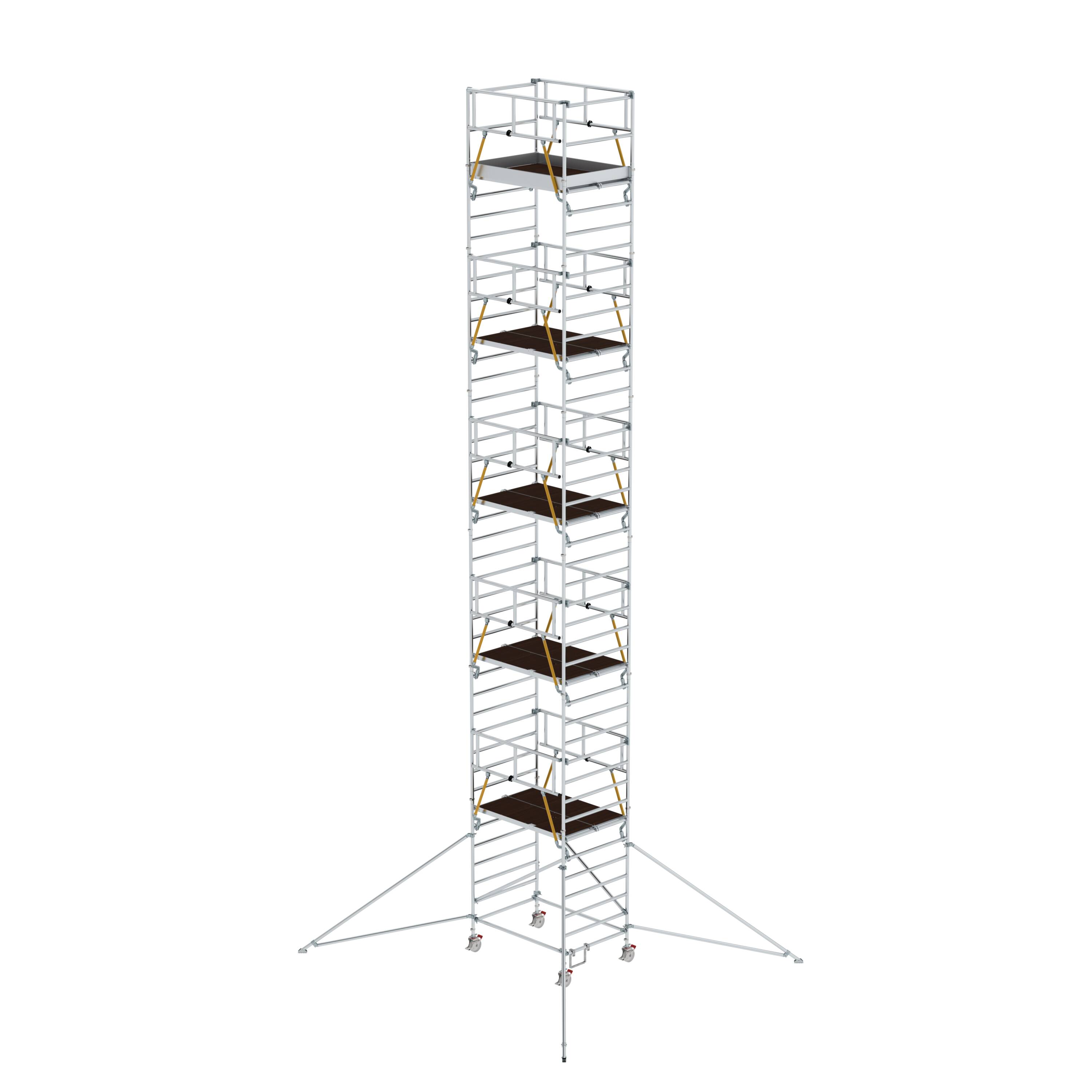 MUNK Rollgerüst SG 1,35 x 1,80 m mit Ausleger & Doppel-Plattform