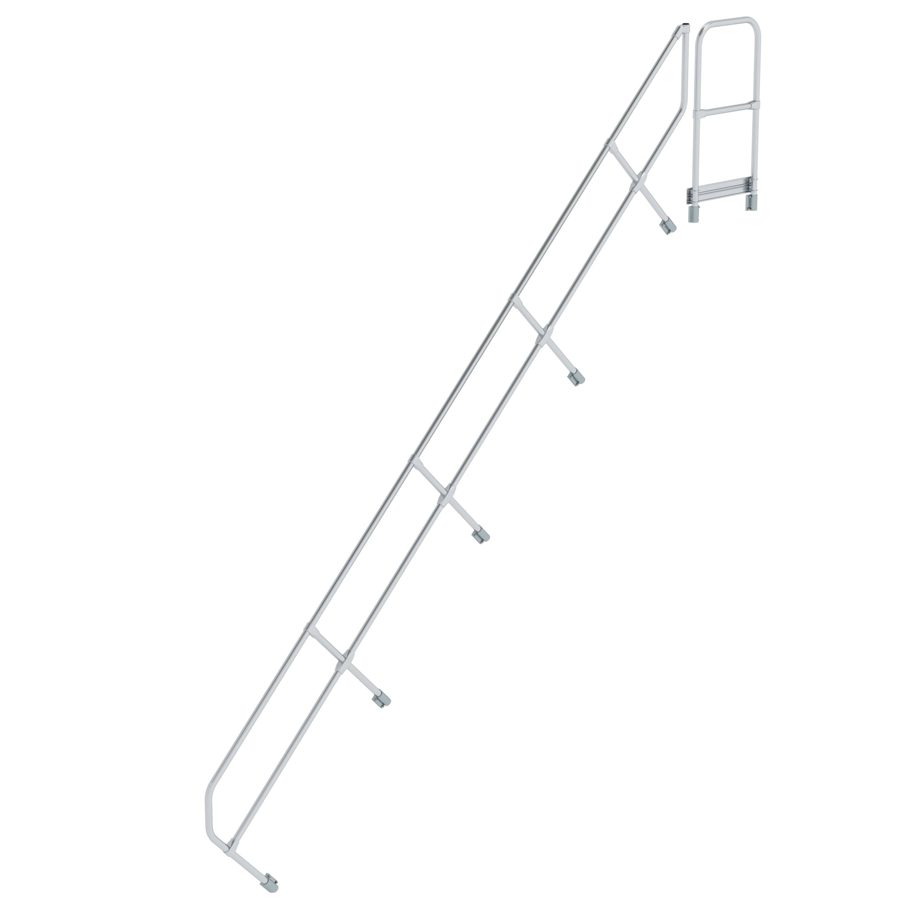 MUNK Zweiter Handlauf für Treppe mit Plattform 45°
