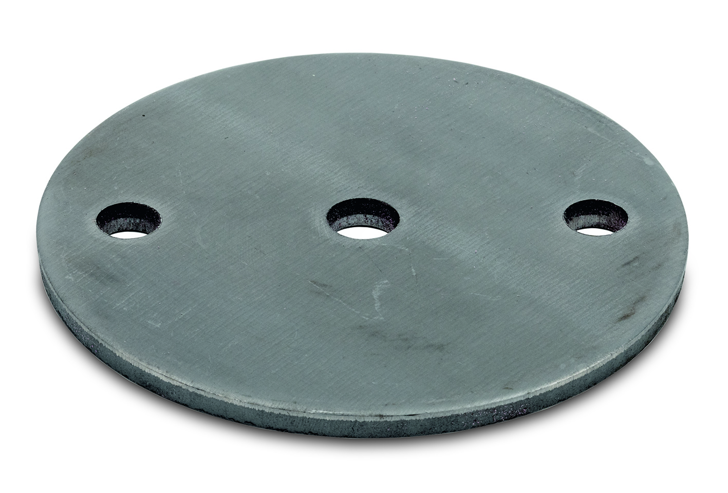 Ronde mit 3 Bohrungen Stahl S235JR