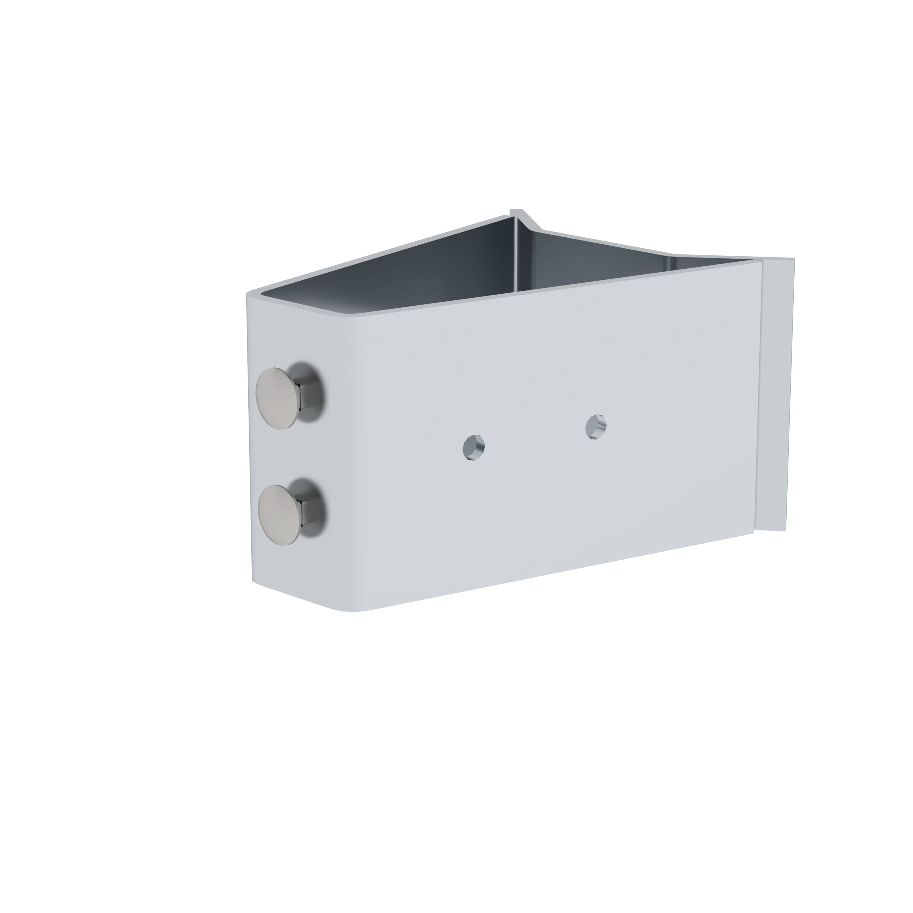 MUNK Aluminium-Wandhalter für Rundmasten