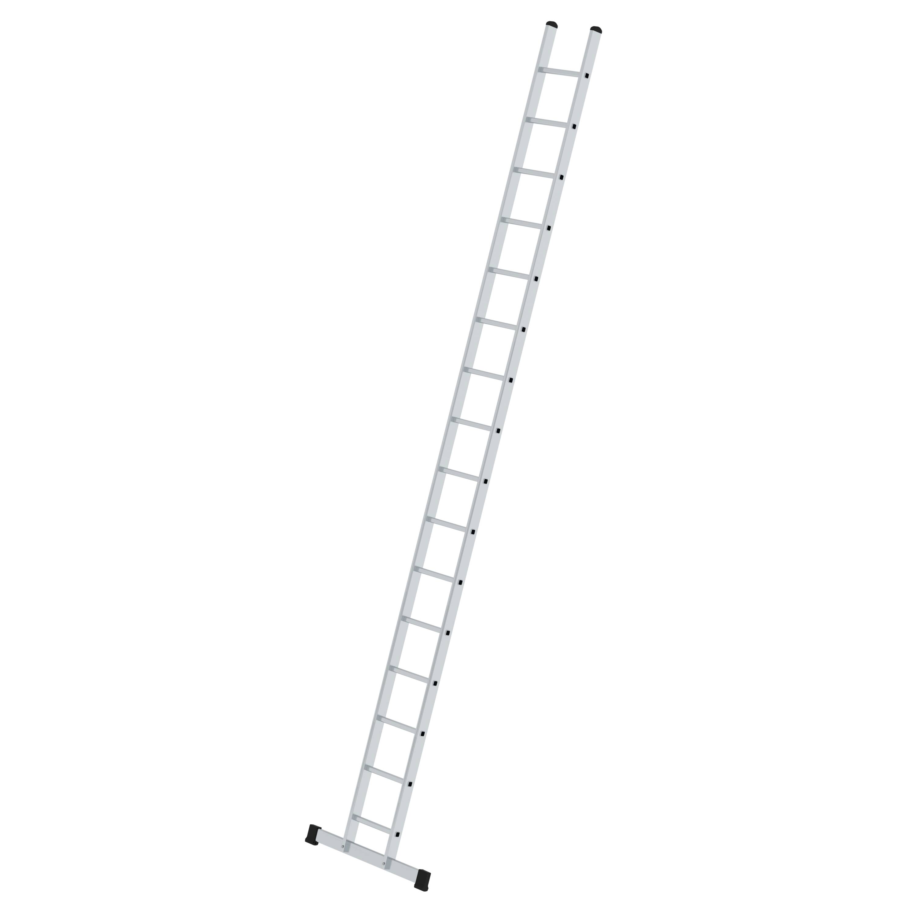 MUNK Sprossen-Anlegeleiter 350 mm breit mit Standard-Traverse