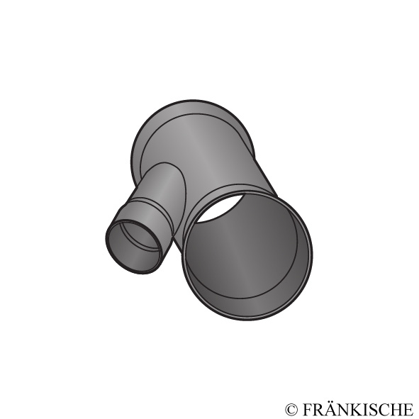 Strabusil 45-Grad-Abzweig DN 150/100