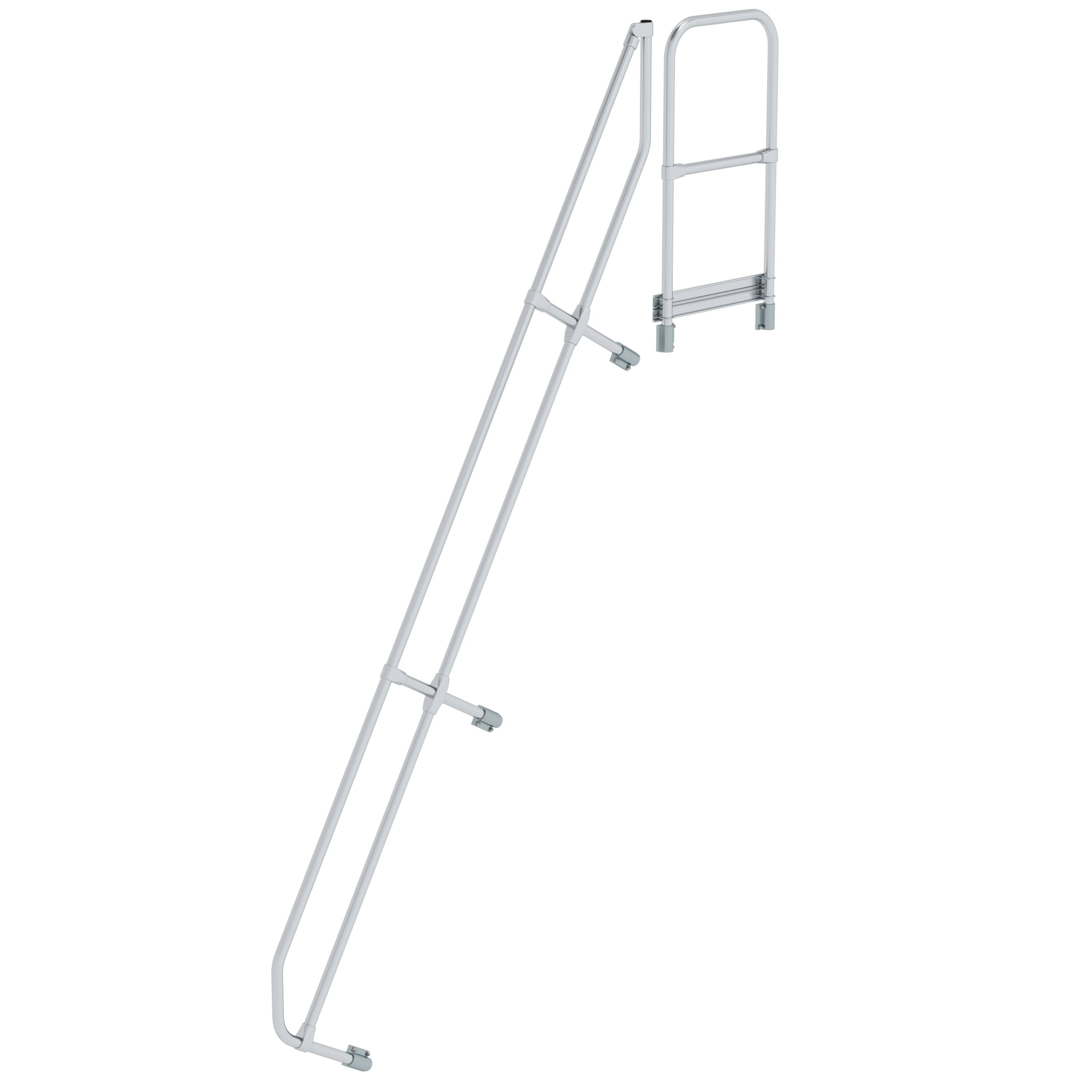 MUNK Zweiter Handlauf für Treppe mit Plattform 60°