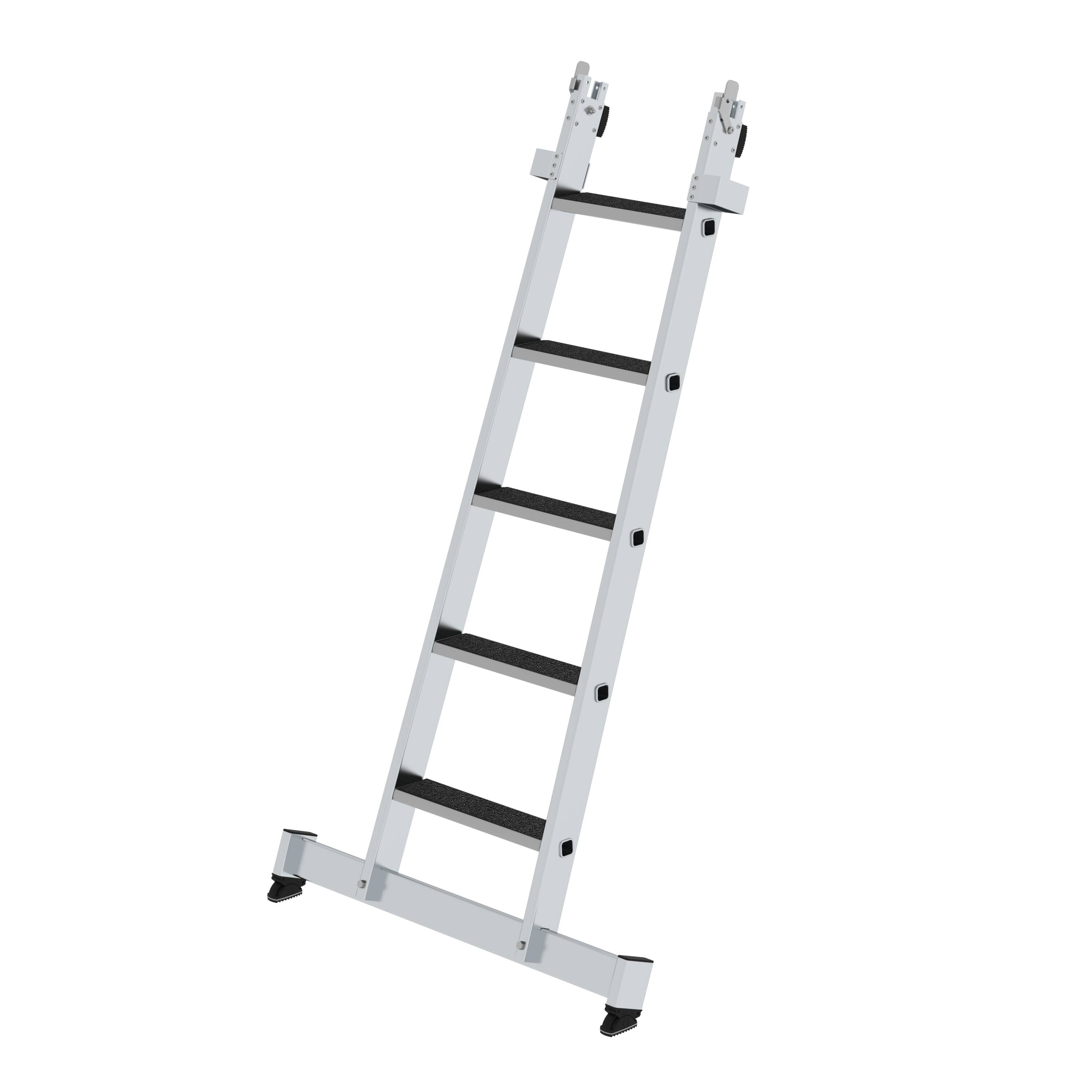 MUNK Stufen-Glasreinigerleiter Unterteil nivello-Traverse & clip-step R13