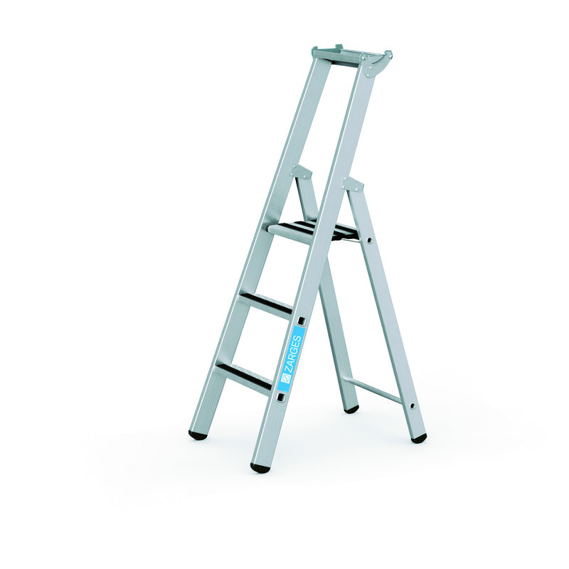 ZARGES R13step S Gebördelte Stufen-Stehleiter