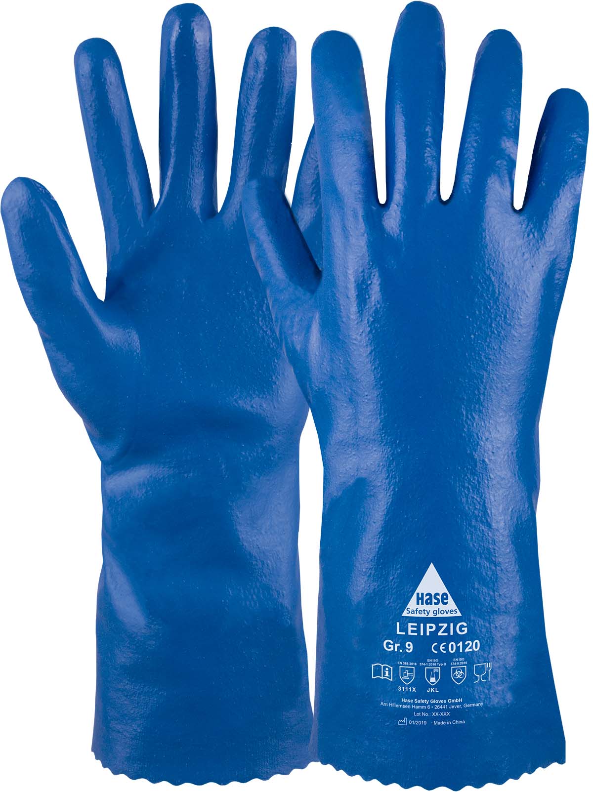 HASE Chemikalienhandschuh "Leipzig" Nr. 904400, VPE: 10 PA