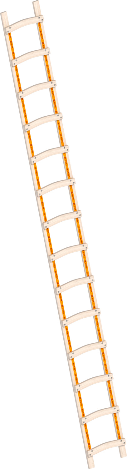 Layher Holzdachdeckerleiter 1046
