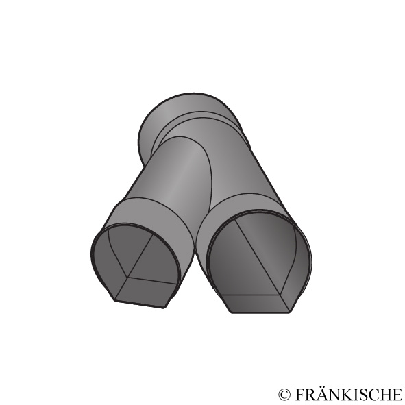 Strasil Abzweig 45° (links) DN 100