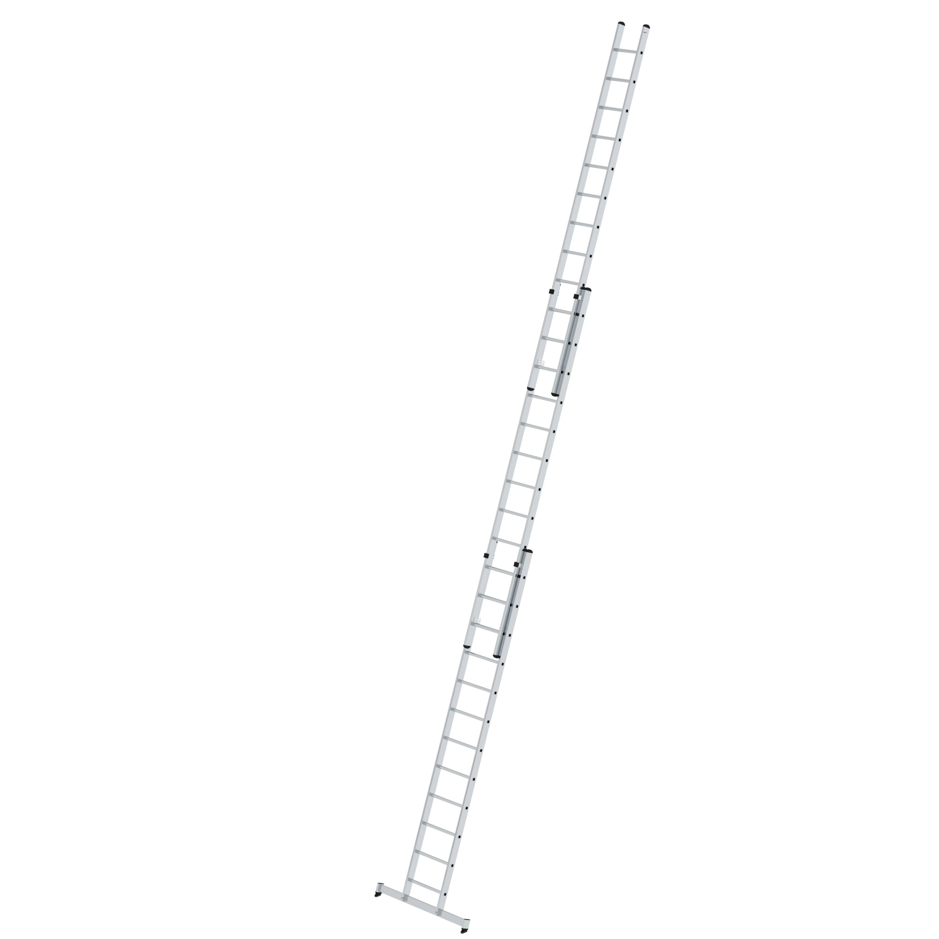 MUNK Sprossen-Schiebeleiter 3-teilig mit nivello®-Traverse