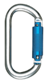 Triple-Lock Karabiner symmetrisch Aluminium, Nr. 47821