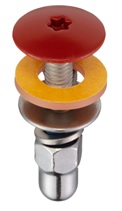 Balkonschraubenset A2 blank, K: 16 mm, M5 mm, ISR 20, VPE: 100 St.