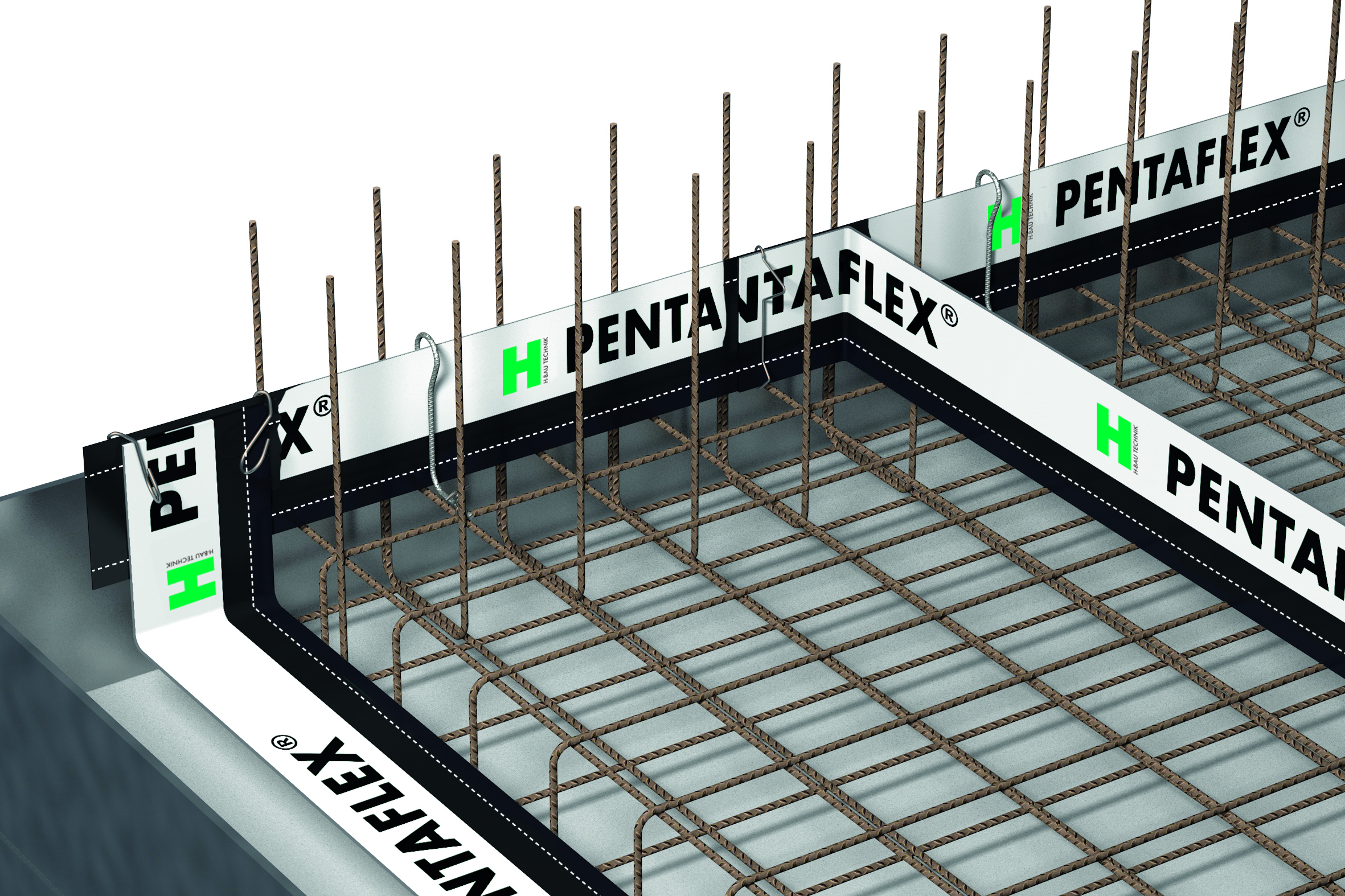 Arbeitsfugenband - Pentaflex Typ KB   H = 167 mm  L = 2 mtr