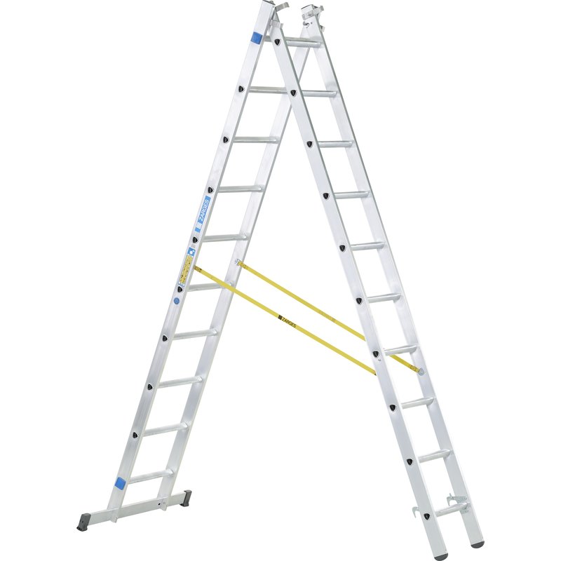 ZARGES Skymaster DX Gebördelte Mehrzweckleiter, 3-teilig