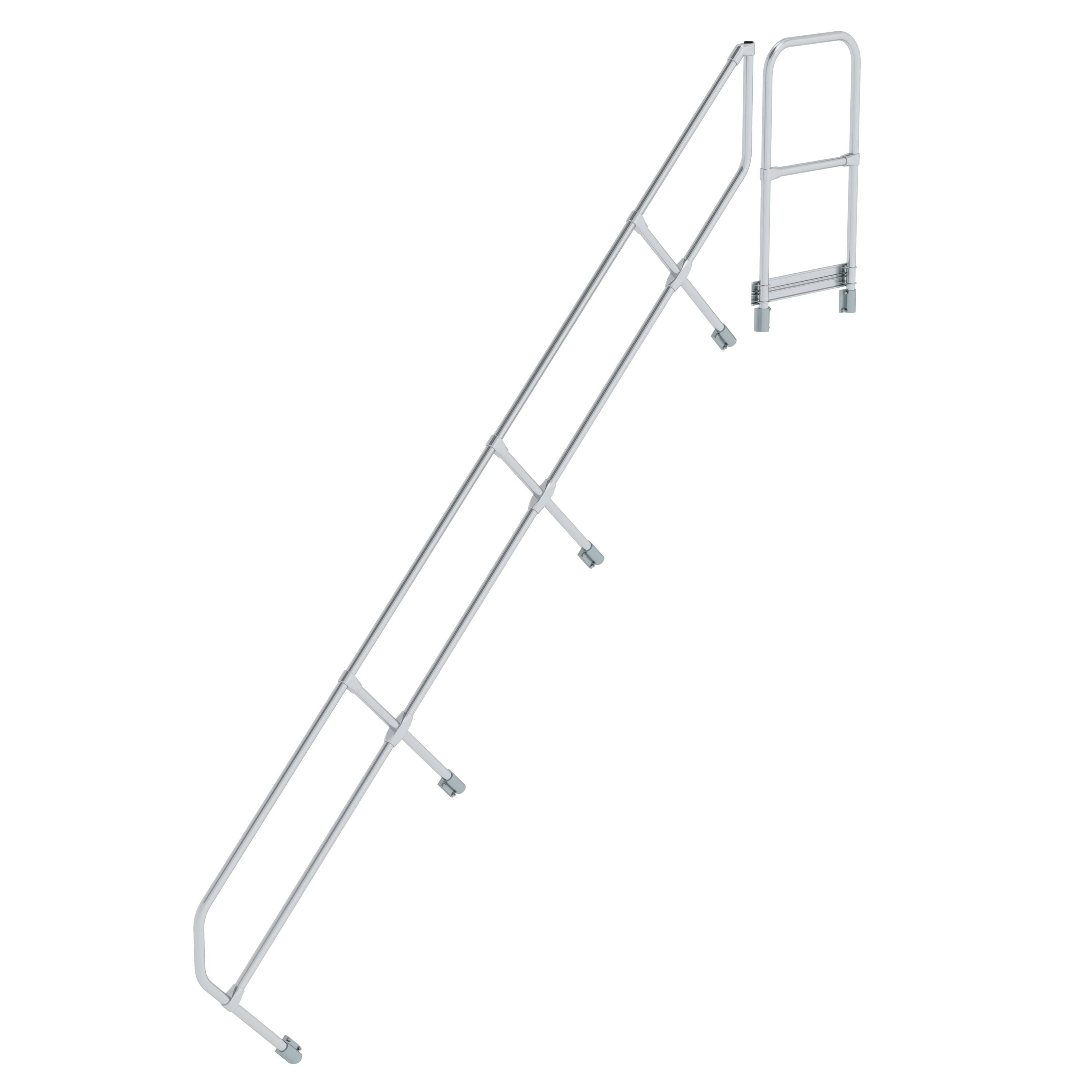 MUNK Zweiter Handlauf für Treppe mit Plattform 45°