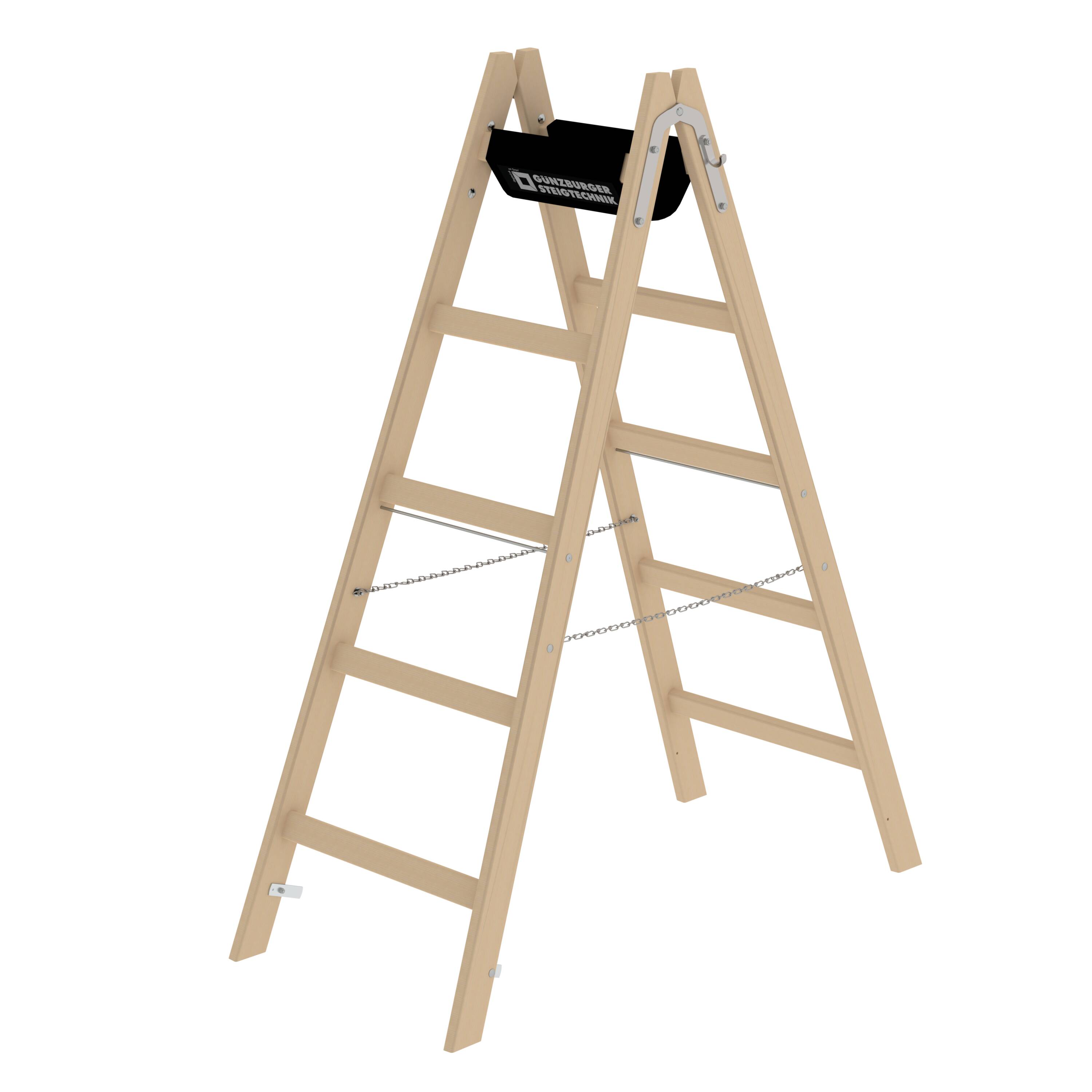MUNK Sprossen-Stehleiter Holz