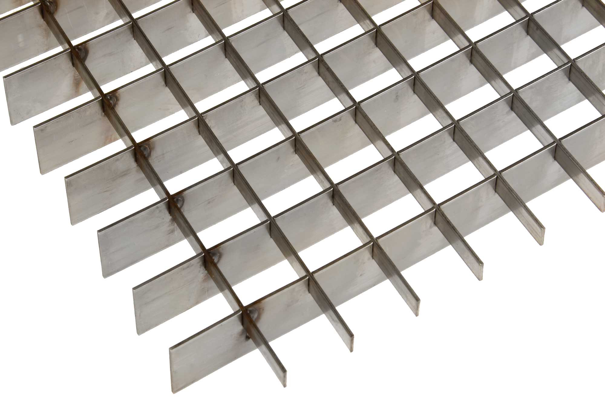 Pressrost-Matte Edelstahl A2 MW 30 x 30 TS 30 x 2 mm 3000 x 1000 mm